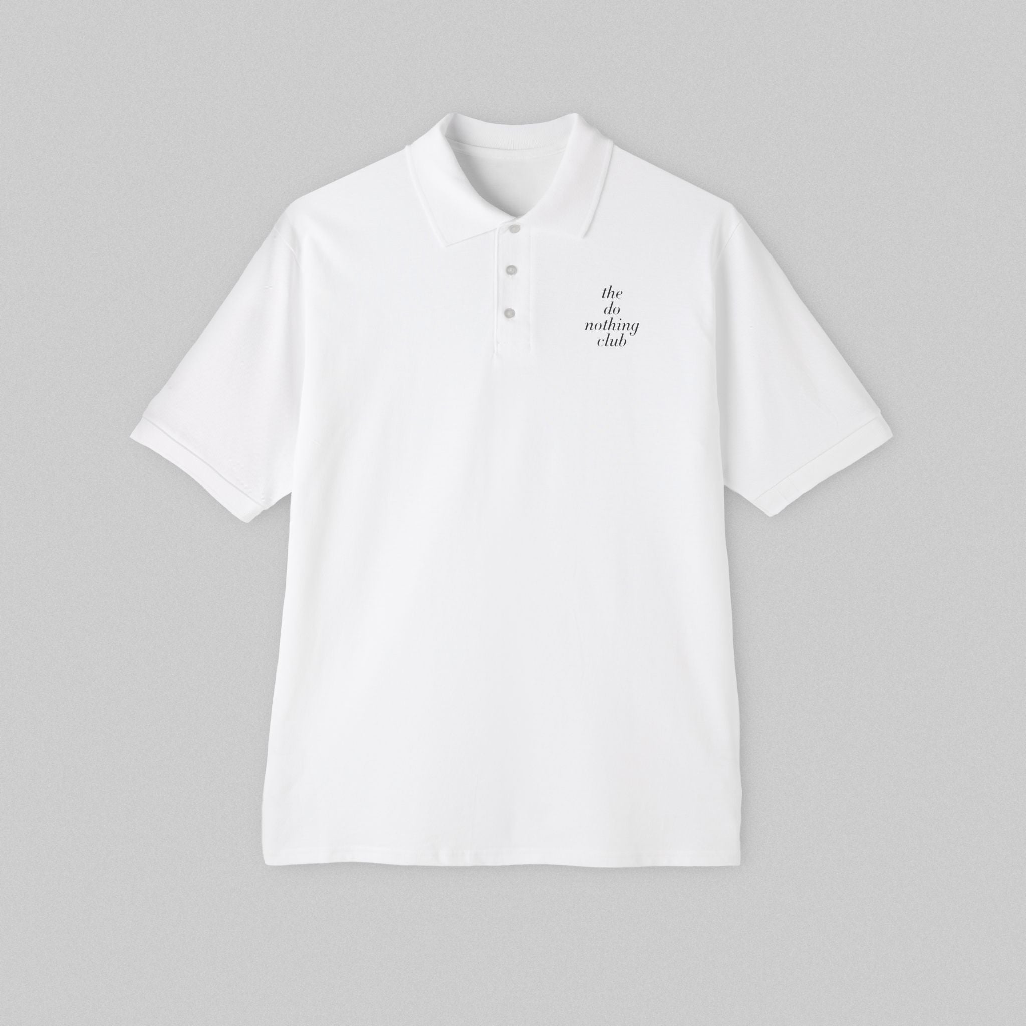 The Do Nothing Club! Men’s Polo Shirt