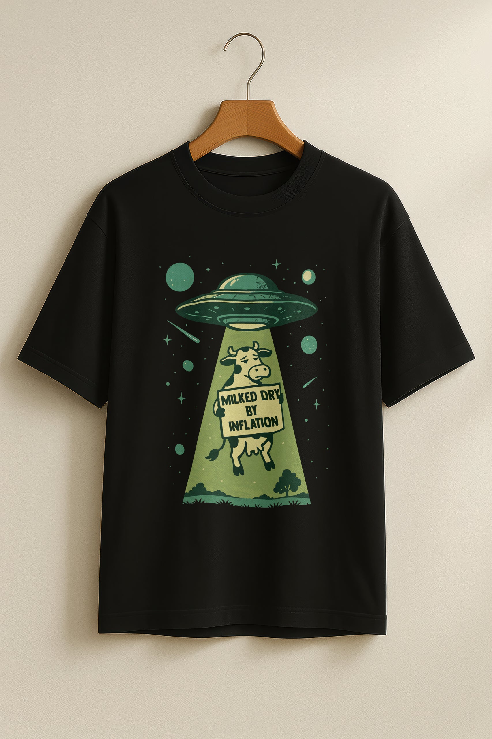 Milked Dry By Inflation! Oversized T-Shirt