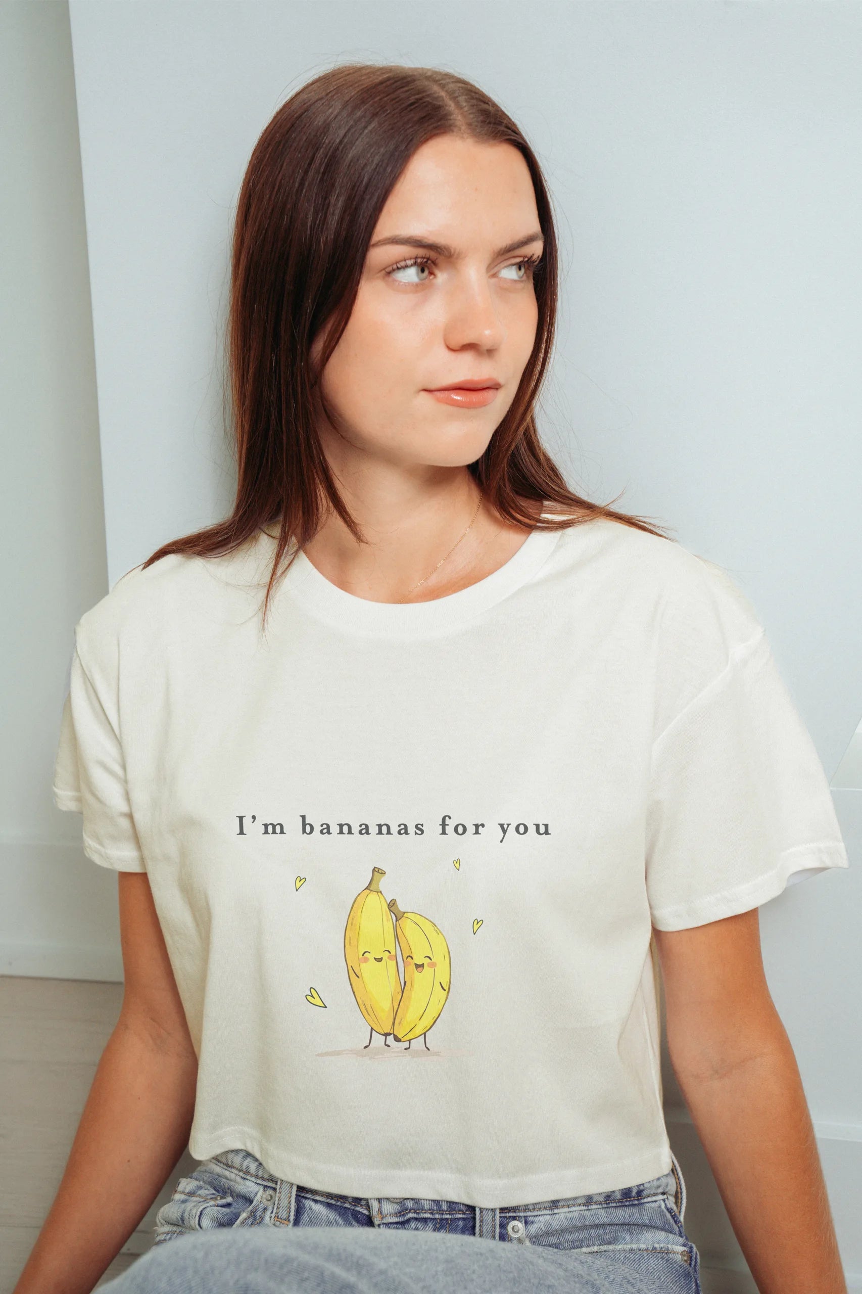 Bananas For You! Crop Tee
