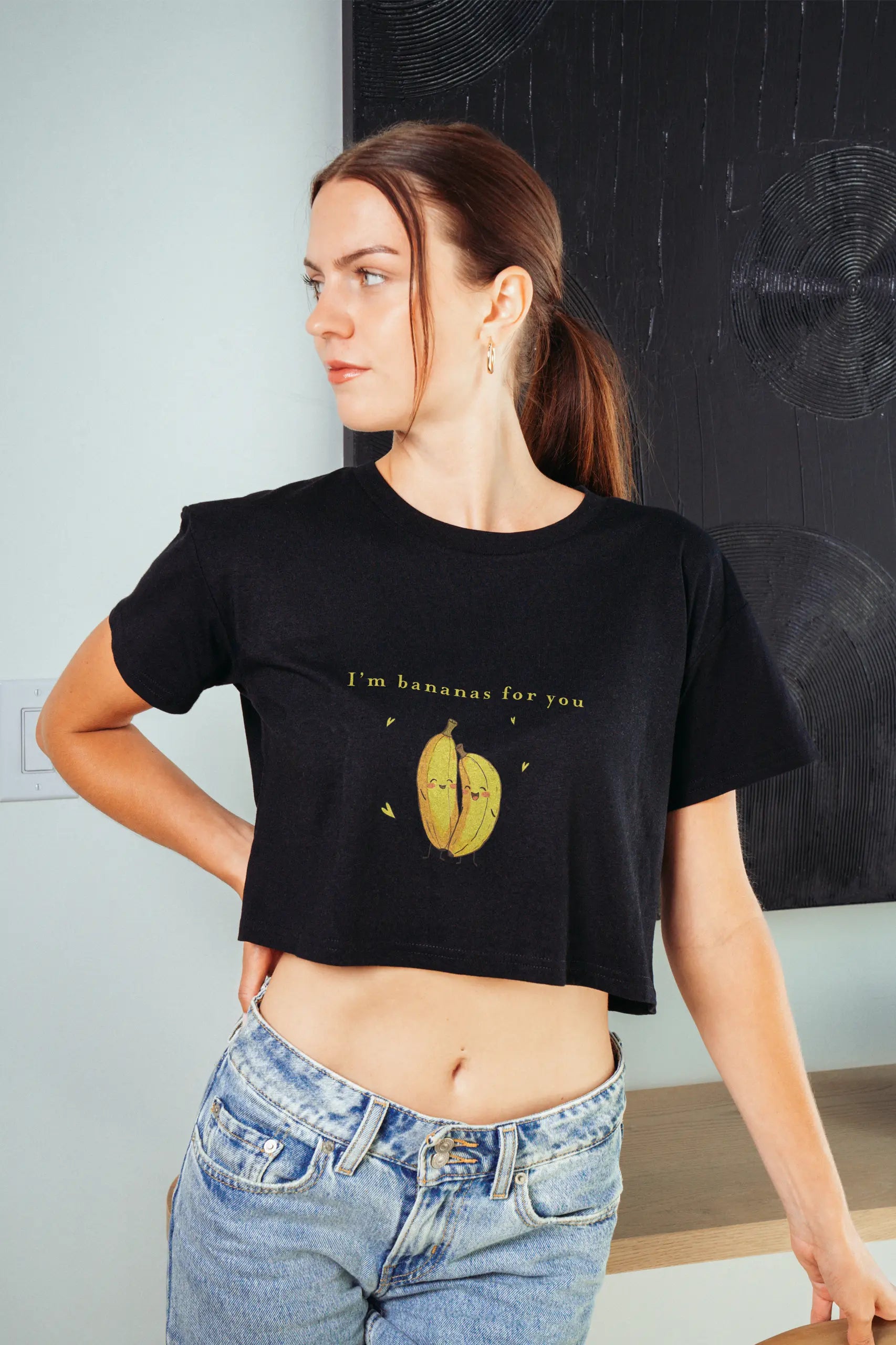 Bananas For You! Crop Tee
