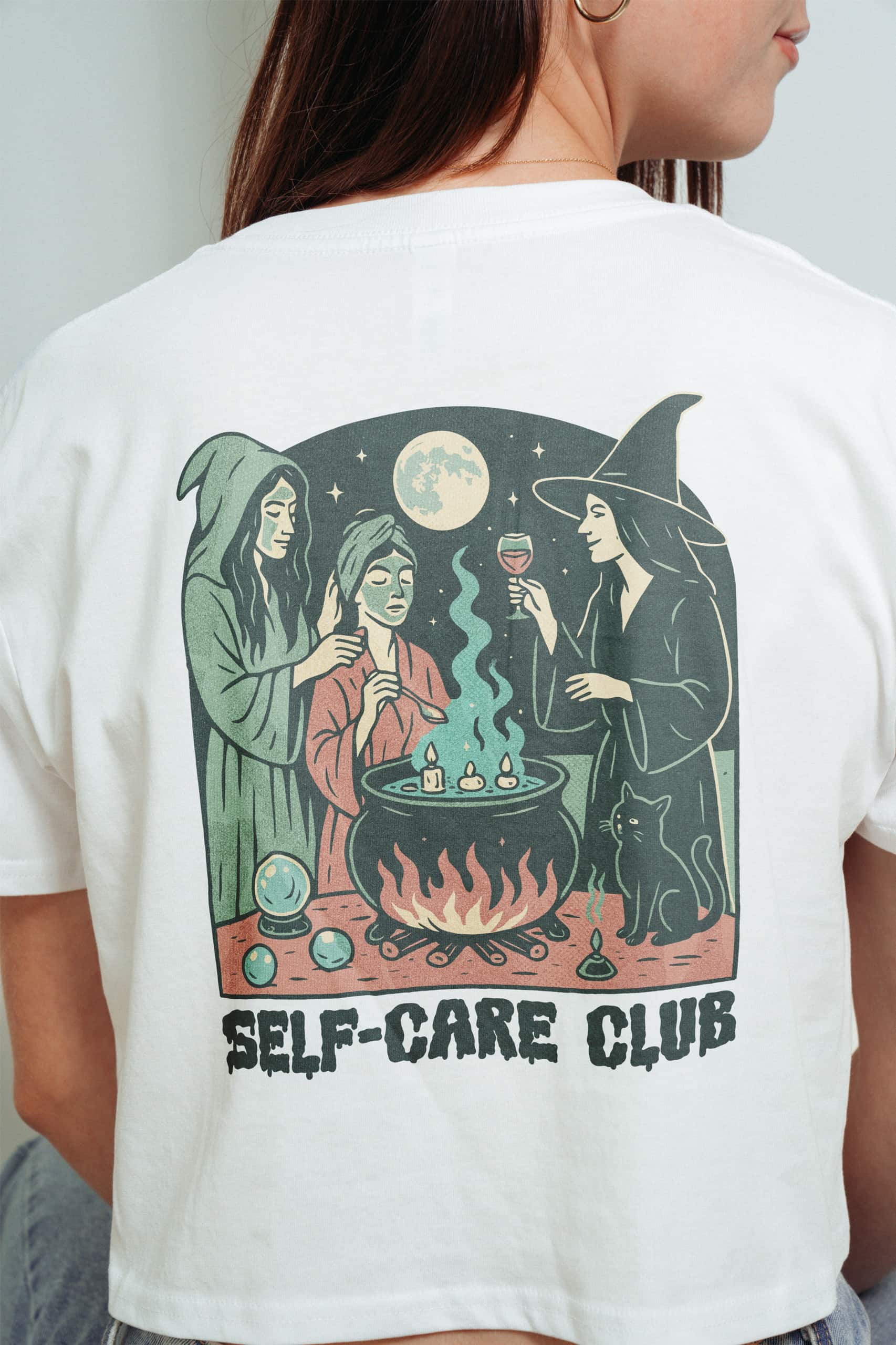 Self-Care Club! Crop Tee