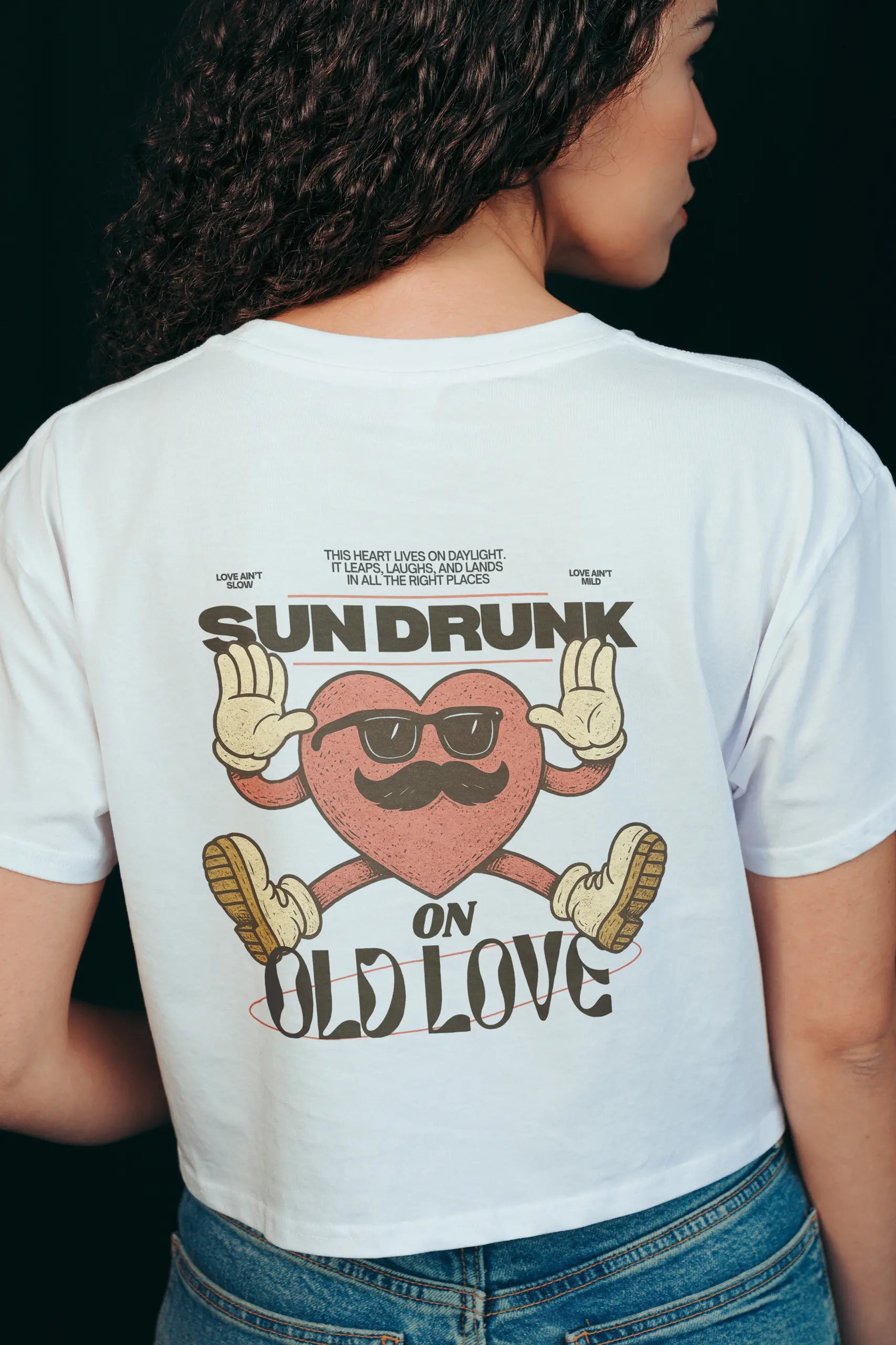 Sun Drunk! Crop Tee