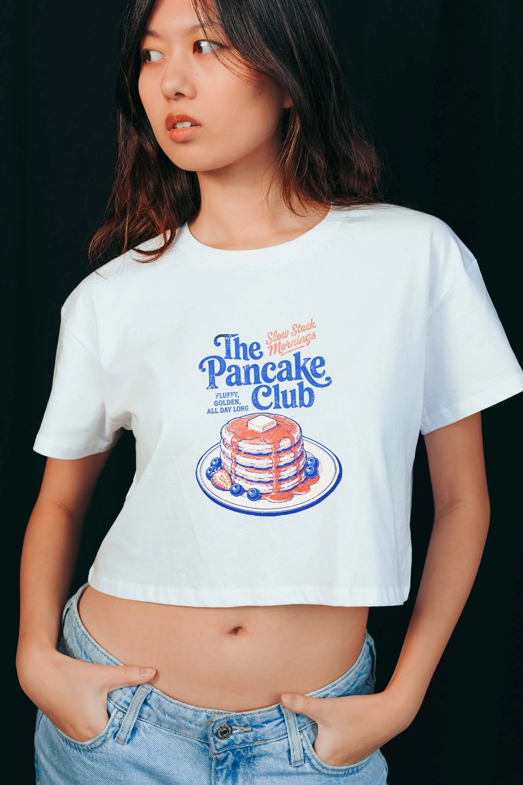 The Pancake Club! Crop Tee