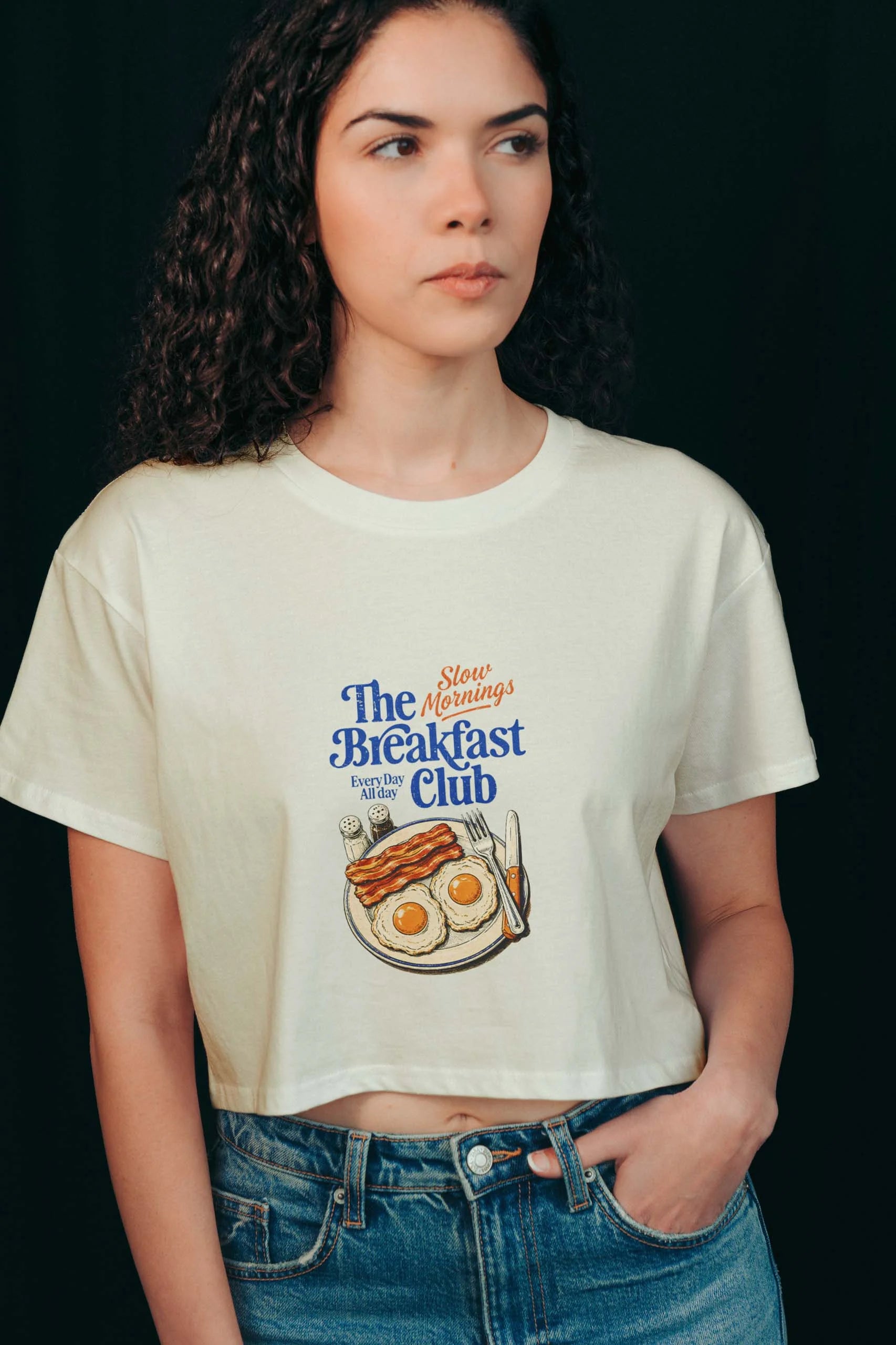 The Breakfast Club! Crop Tee