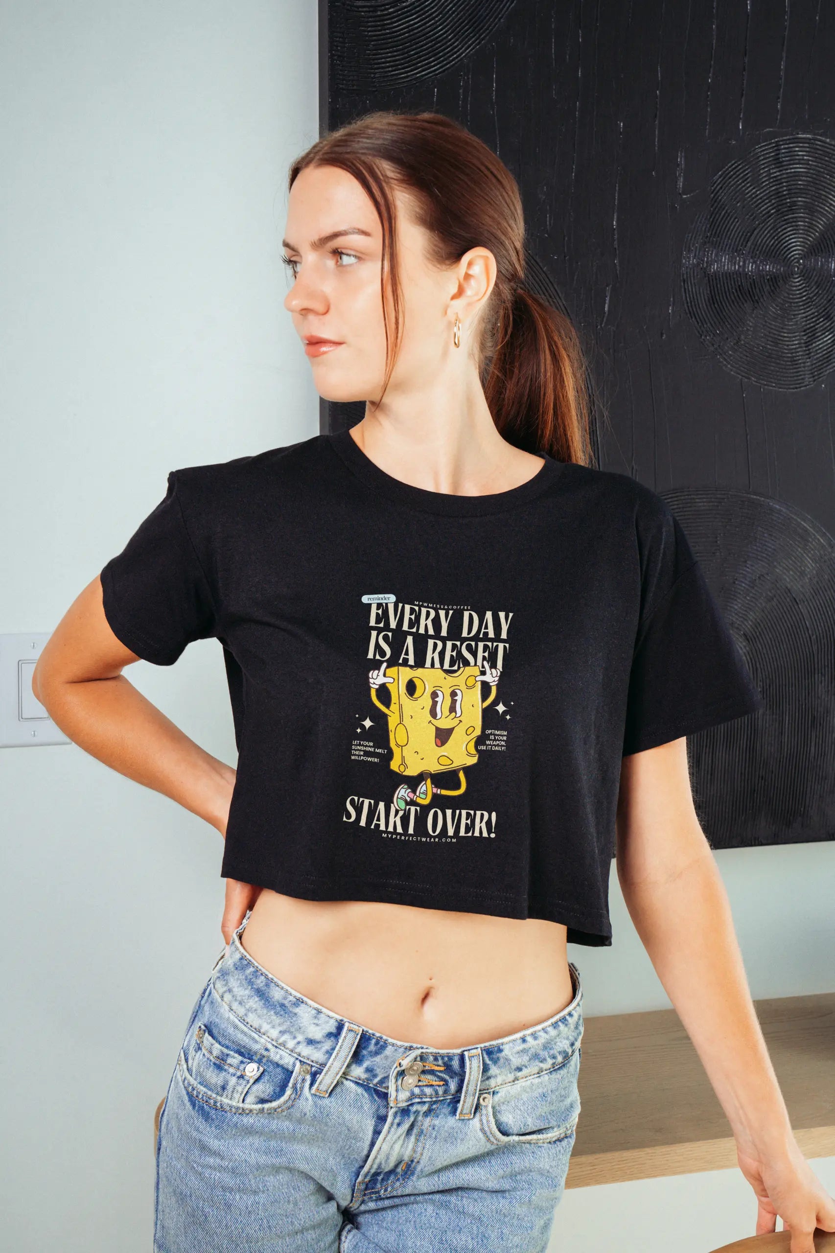 Start Over! Crop Tee