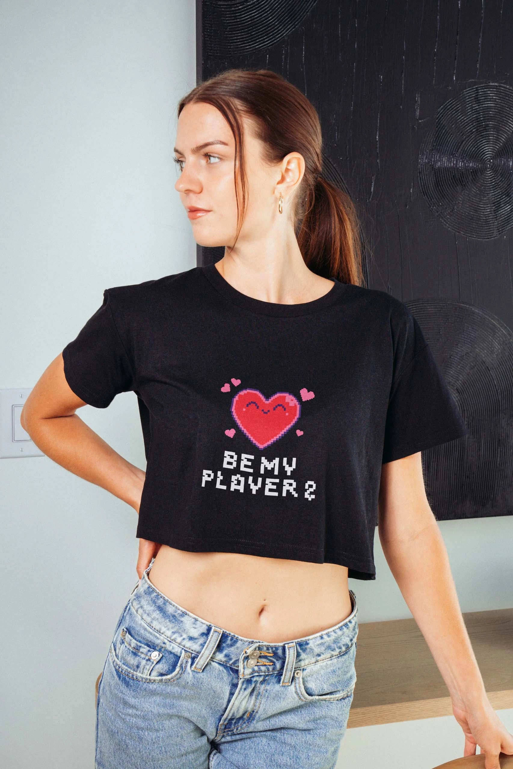 Be My Player 2! Crop Tee