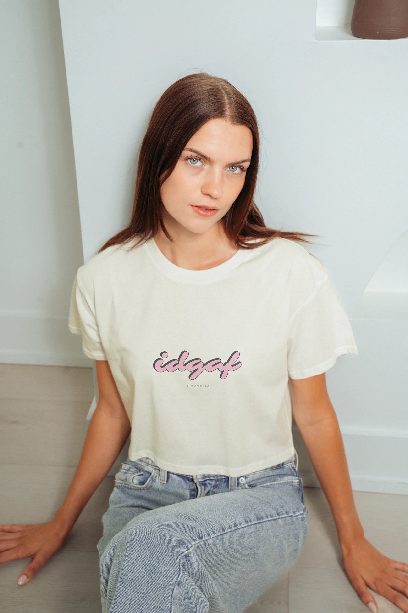 IDGAF Crop Tee