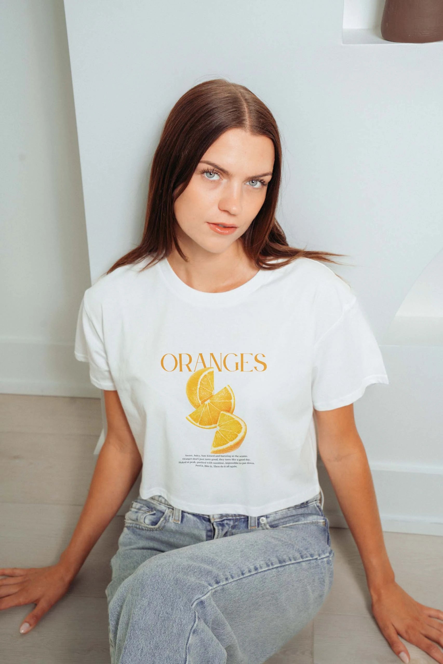 Oranges! Crop Tee