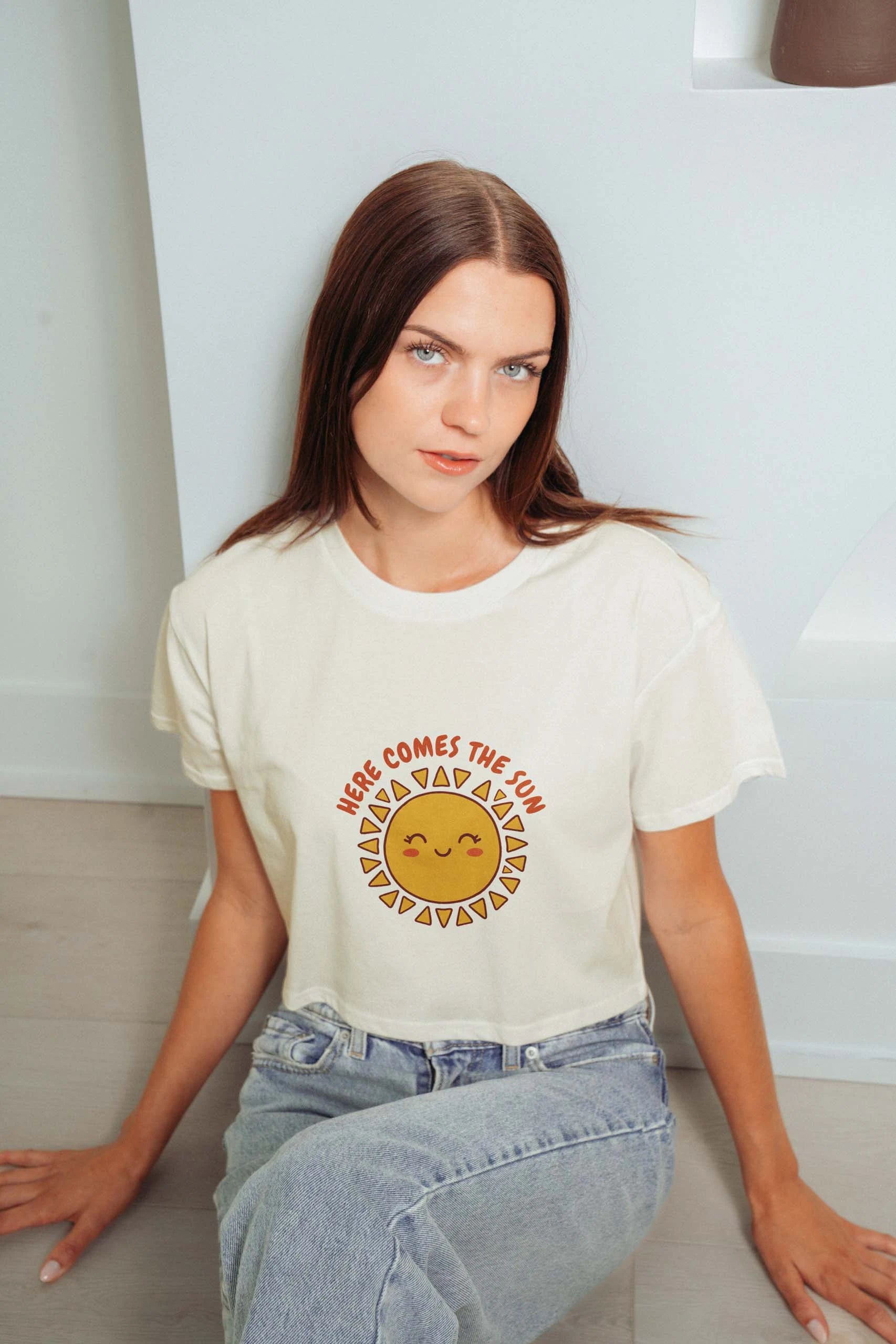 Here Comes The Sun! Crop Tee
