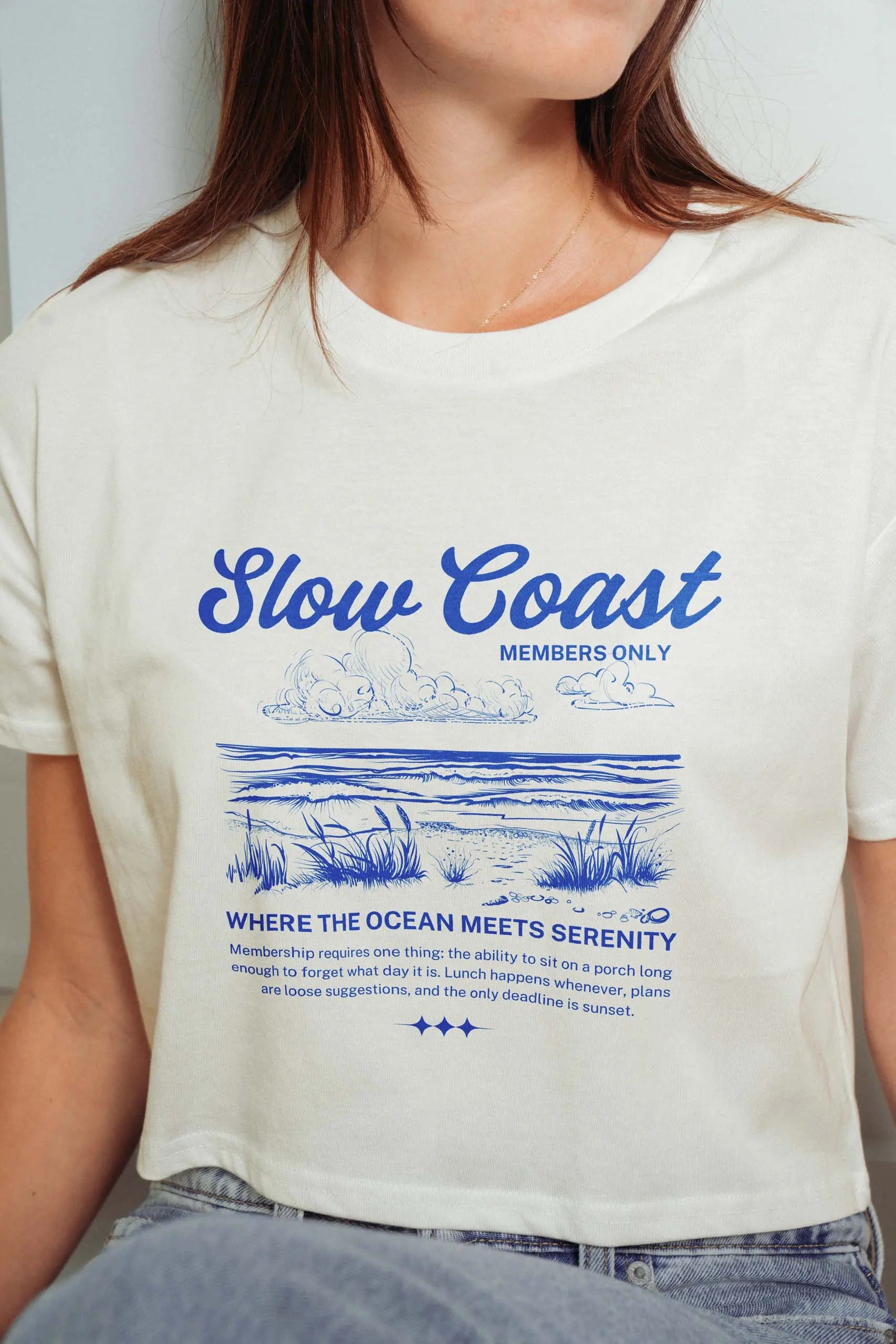 Slow Coast Crop Tee