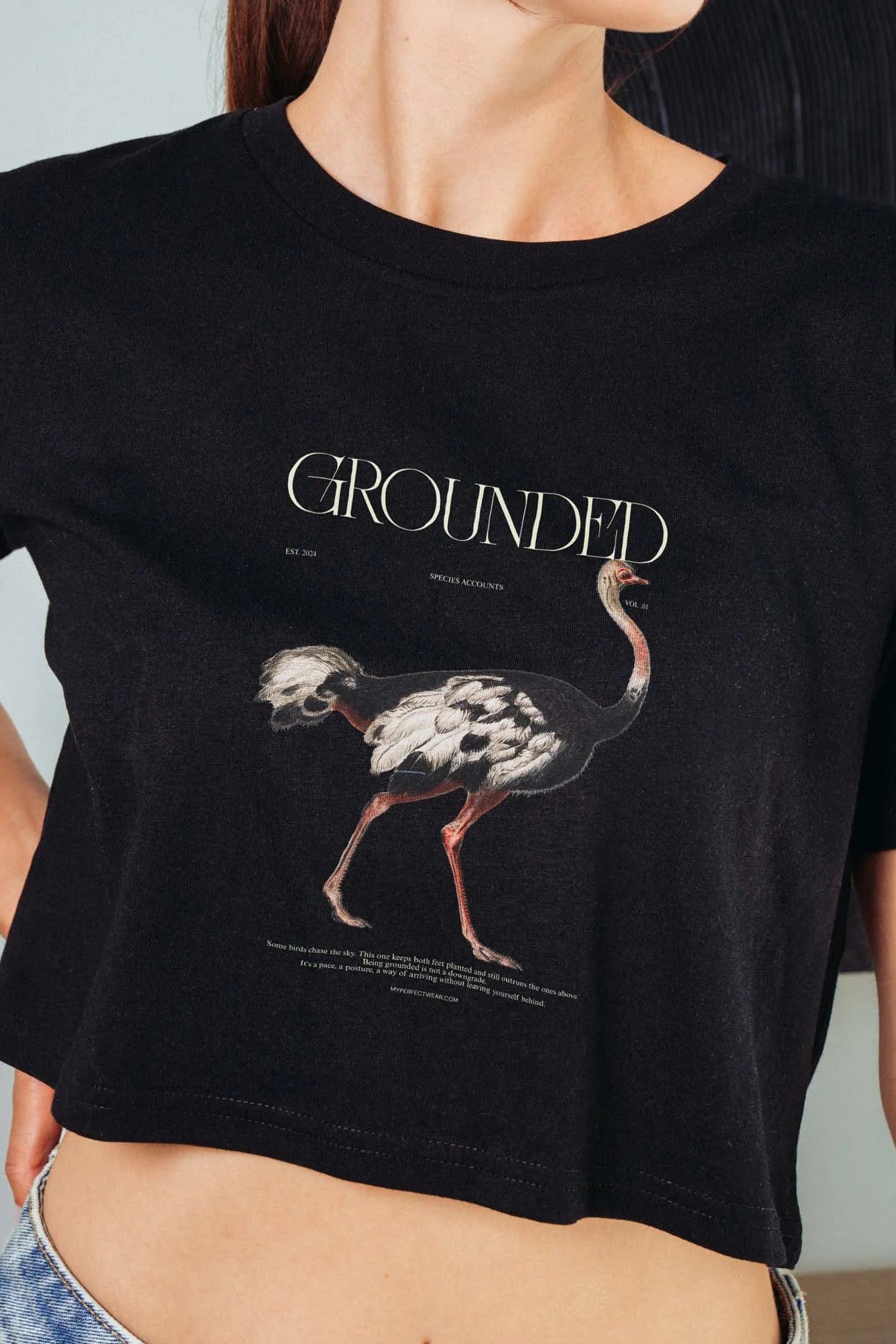 Grounded! Crop Tee
