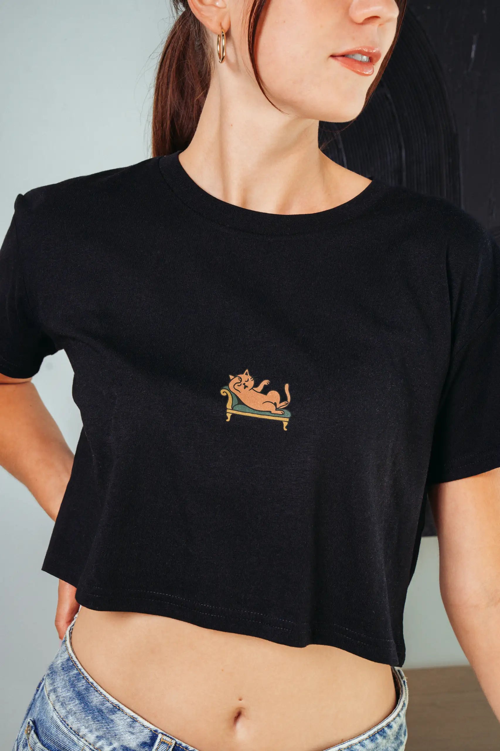 A Little Bit Dramatic! Crop Tee