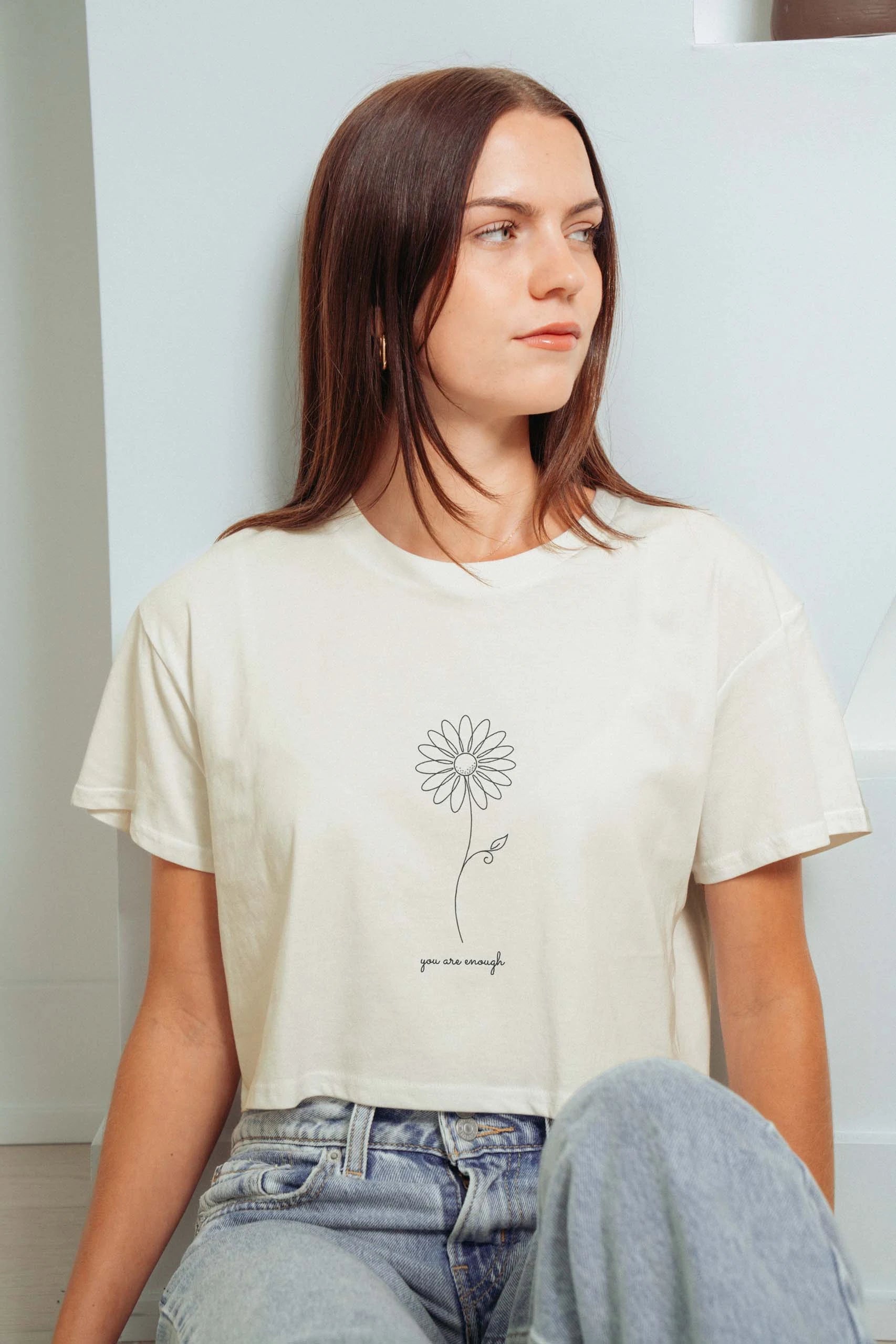 You Are Enough! Crop Tee