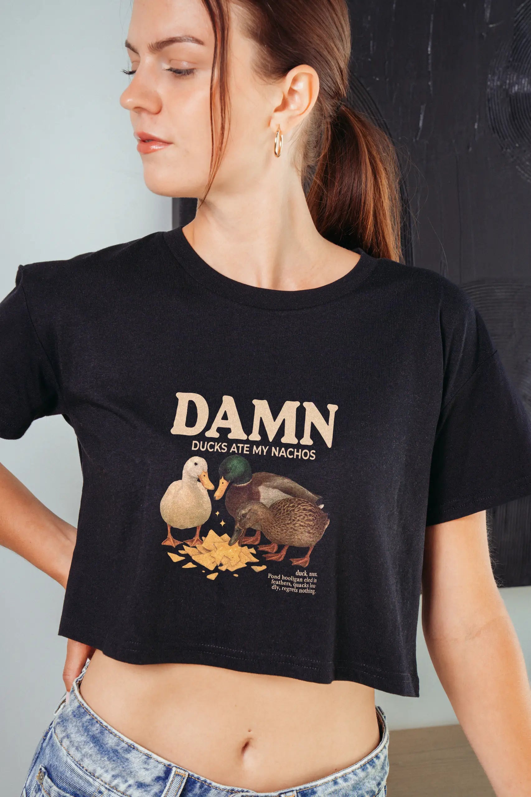 DAMN! Crop Tee