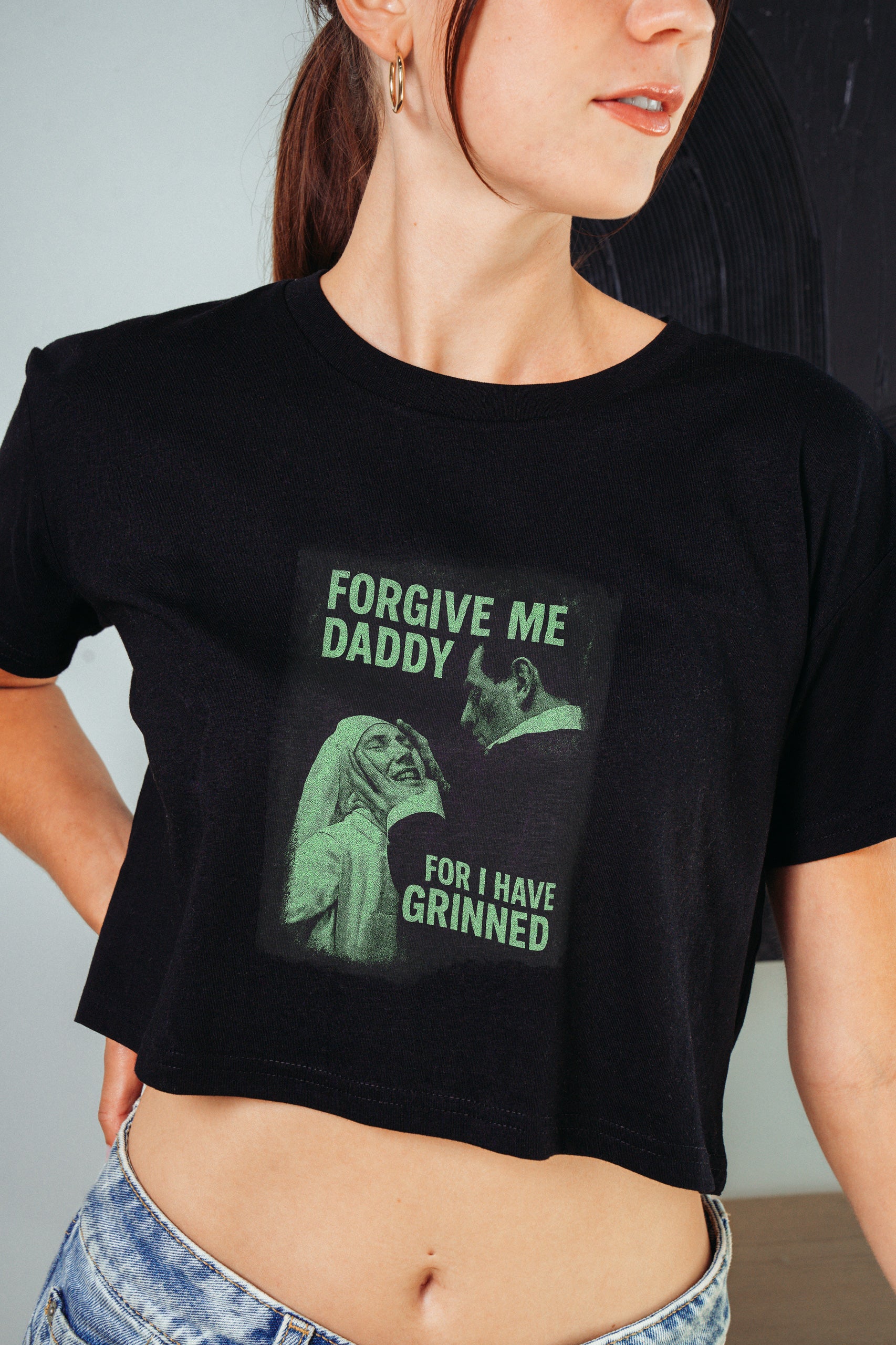 Forgive me Daddy! Crop Tee