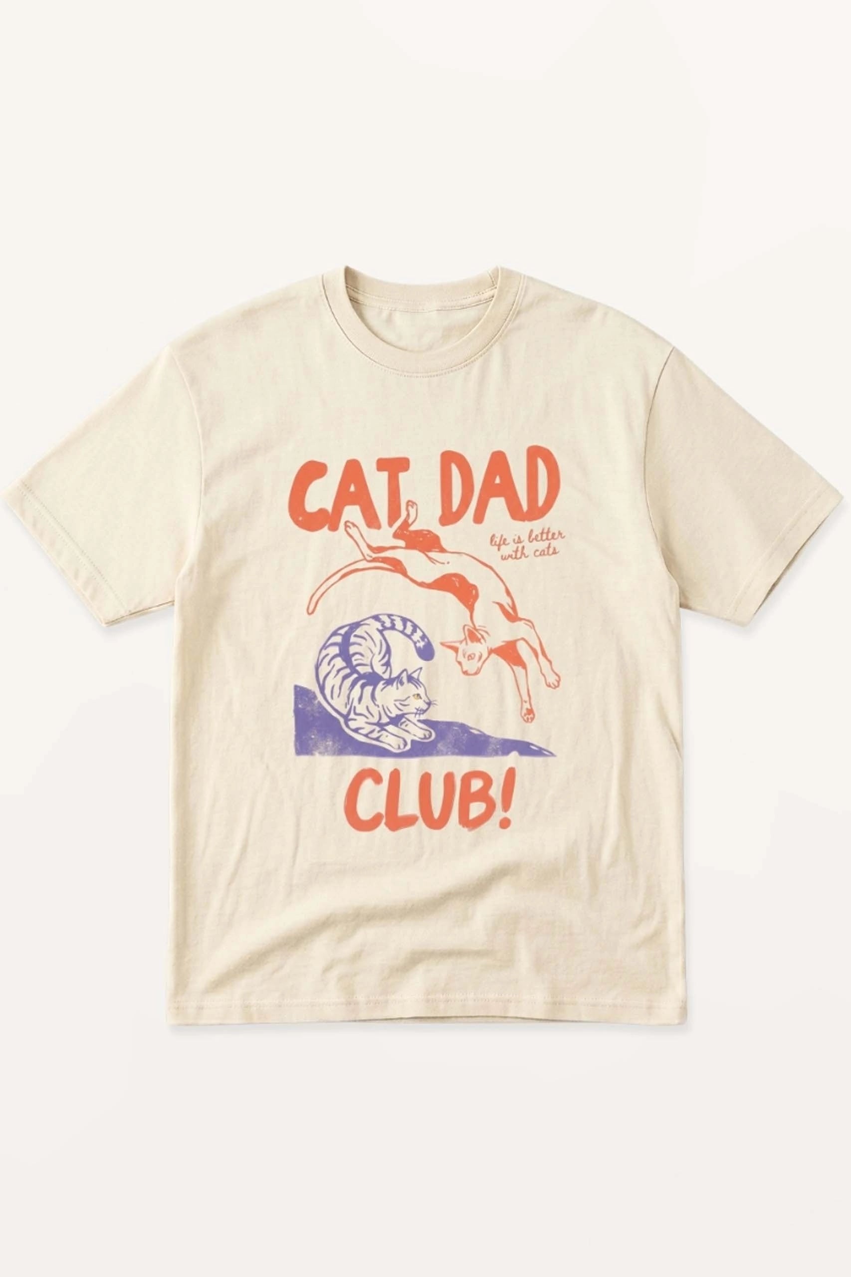 Cat Dad Club! T-Shirt