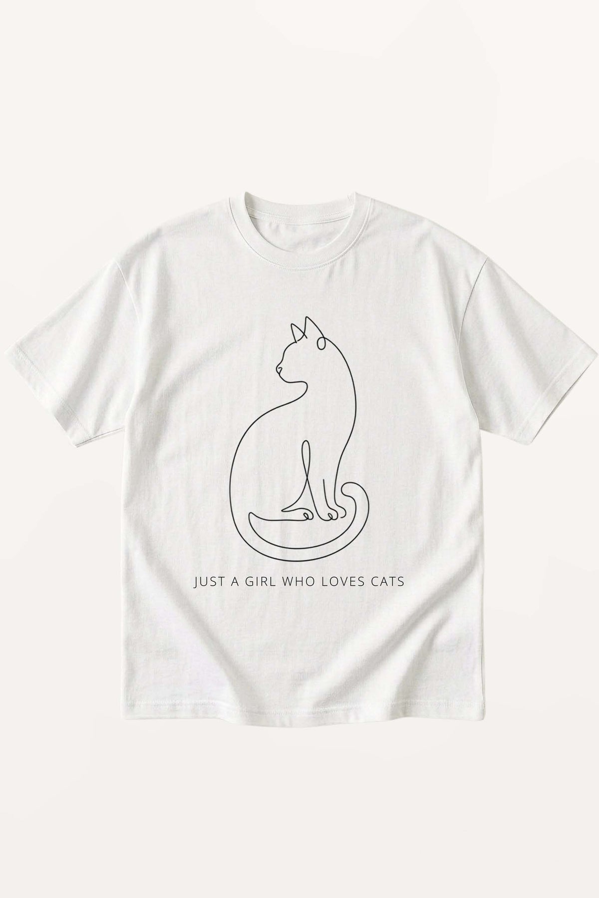 Just A Girl Who Loves Cats! T-Shirt