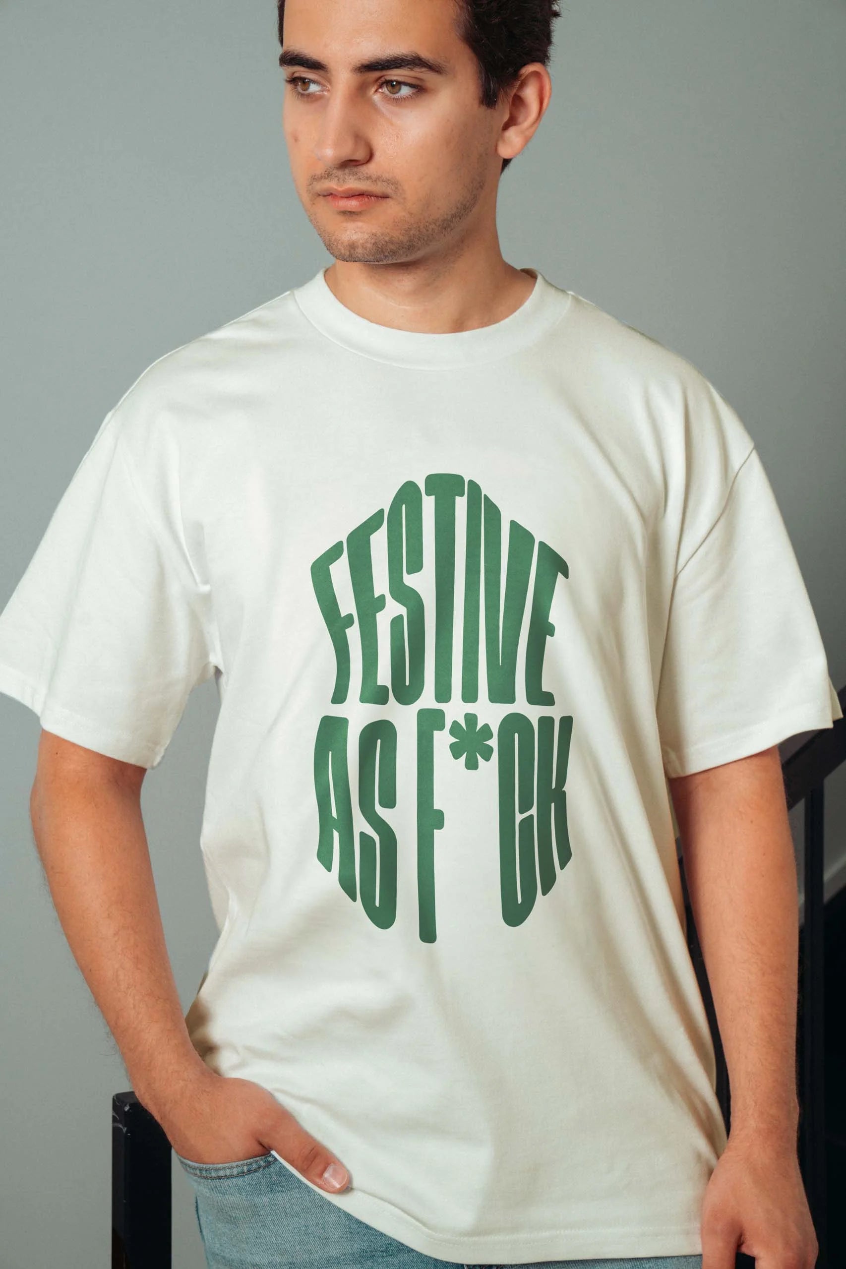 Festive as F*ck! Oversized T-Shirt