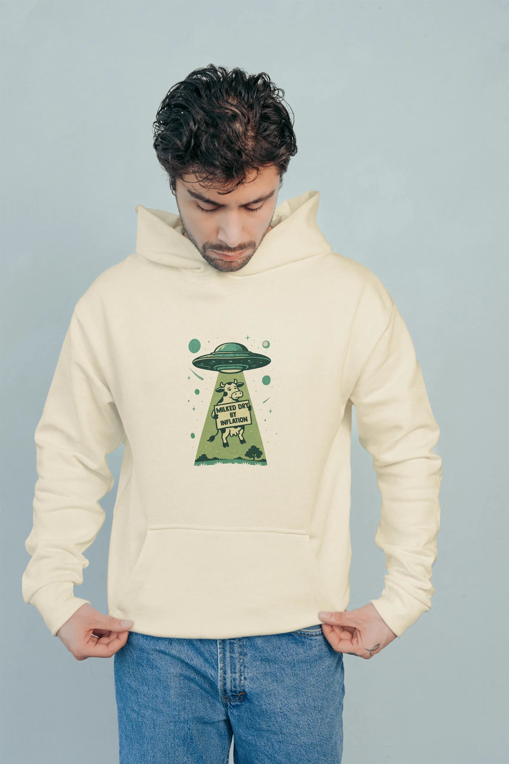 Milked Dry By Inflation! Hoodie