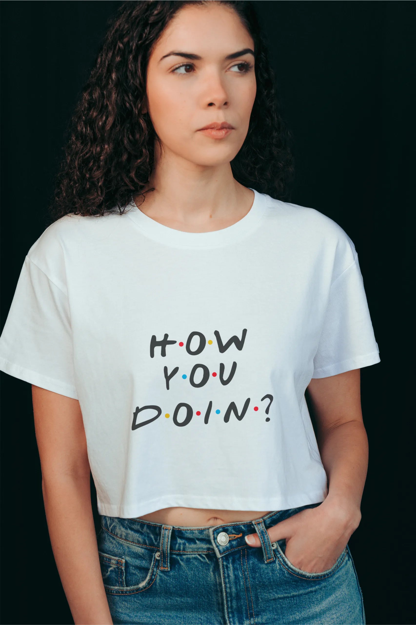 How You Doin! Crop Tee