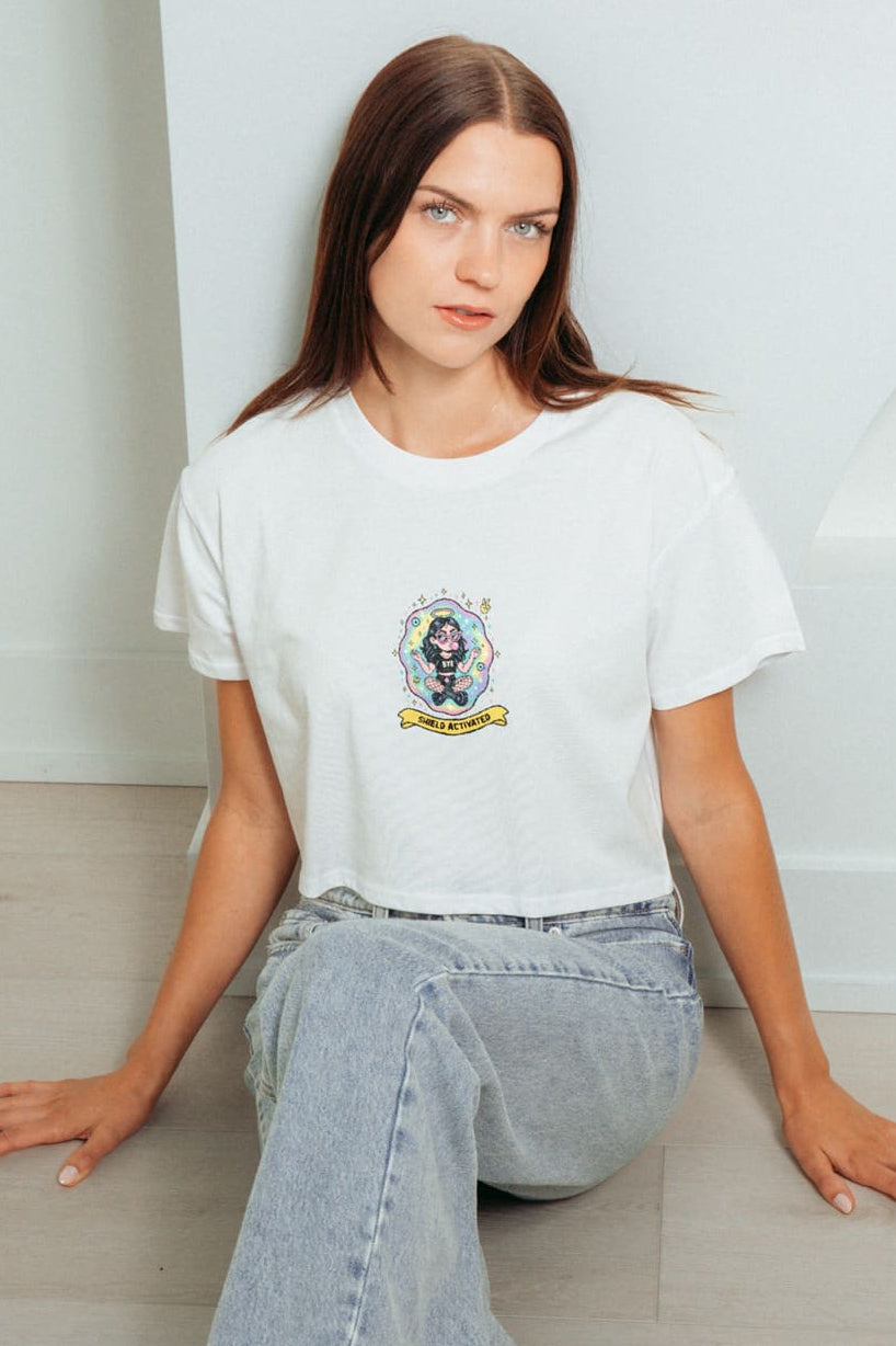 My Aura Repels Bullshit! Crop Tee