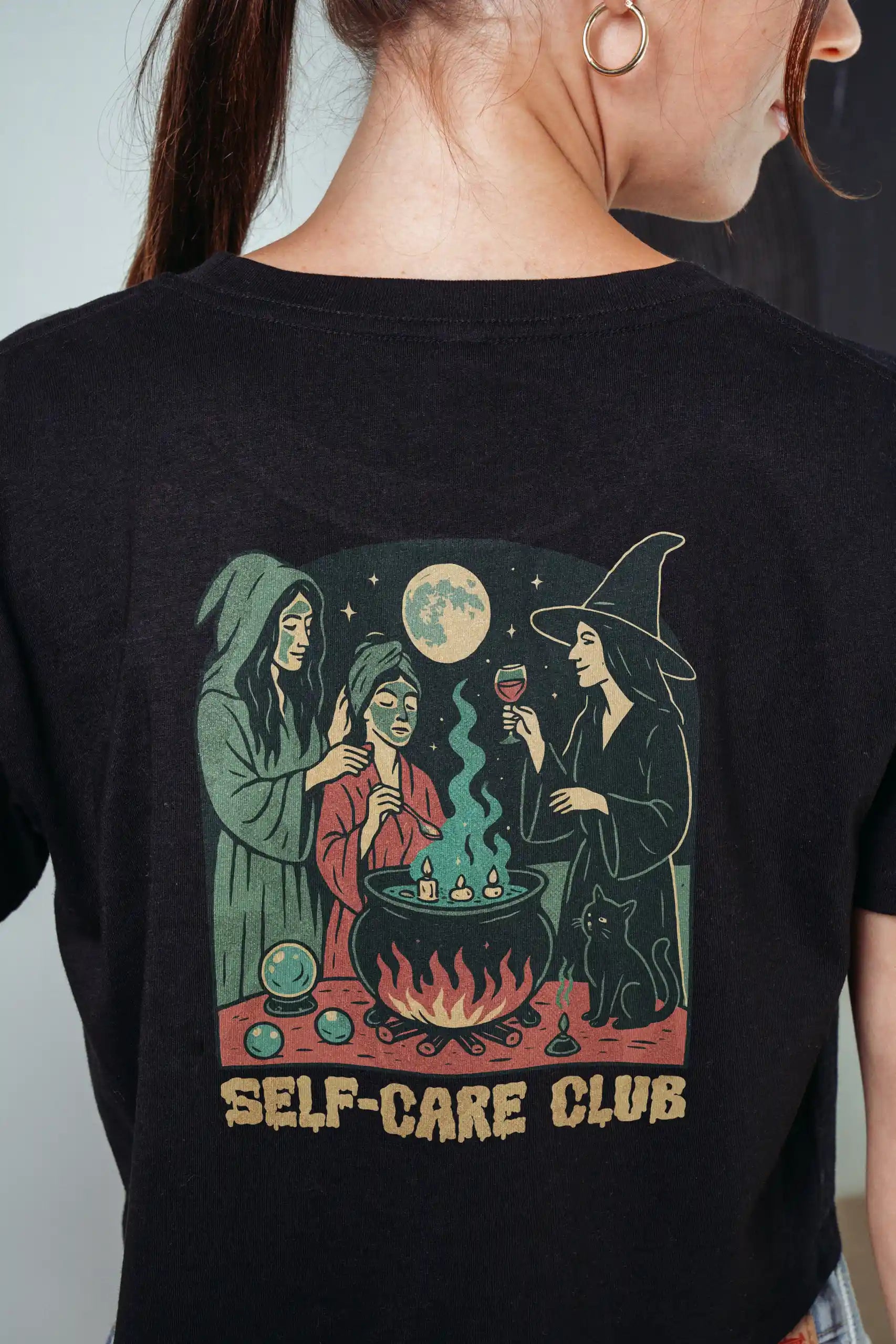 Self-Care Club! Crop Tee