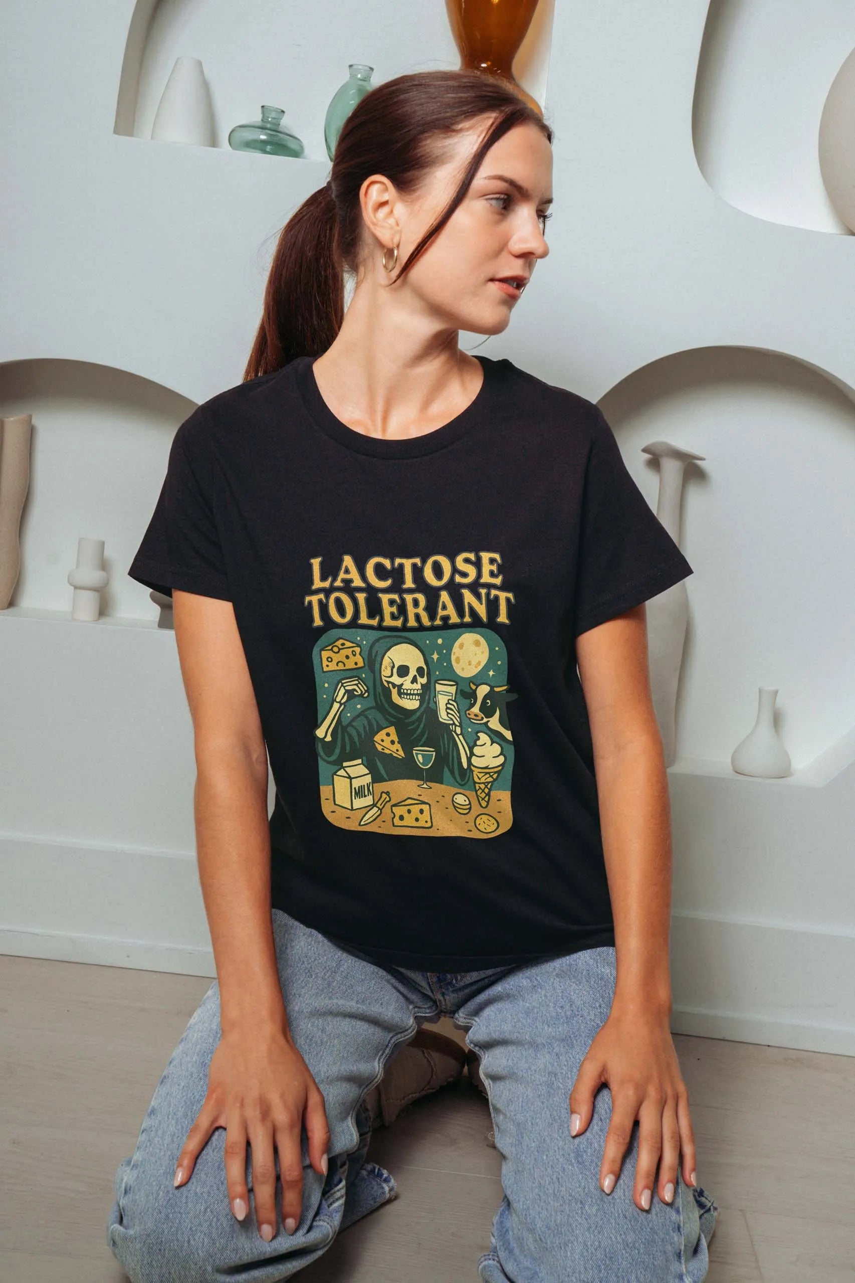 Lactose Tolerant! Women’s T-Shirt