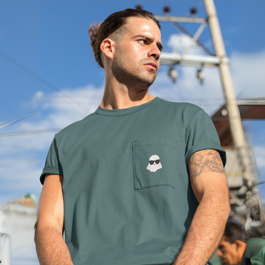 Ghosted Men’s Comfort Color Pocket T-Shirt