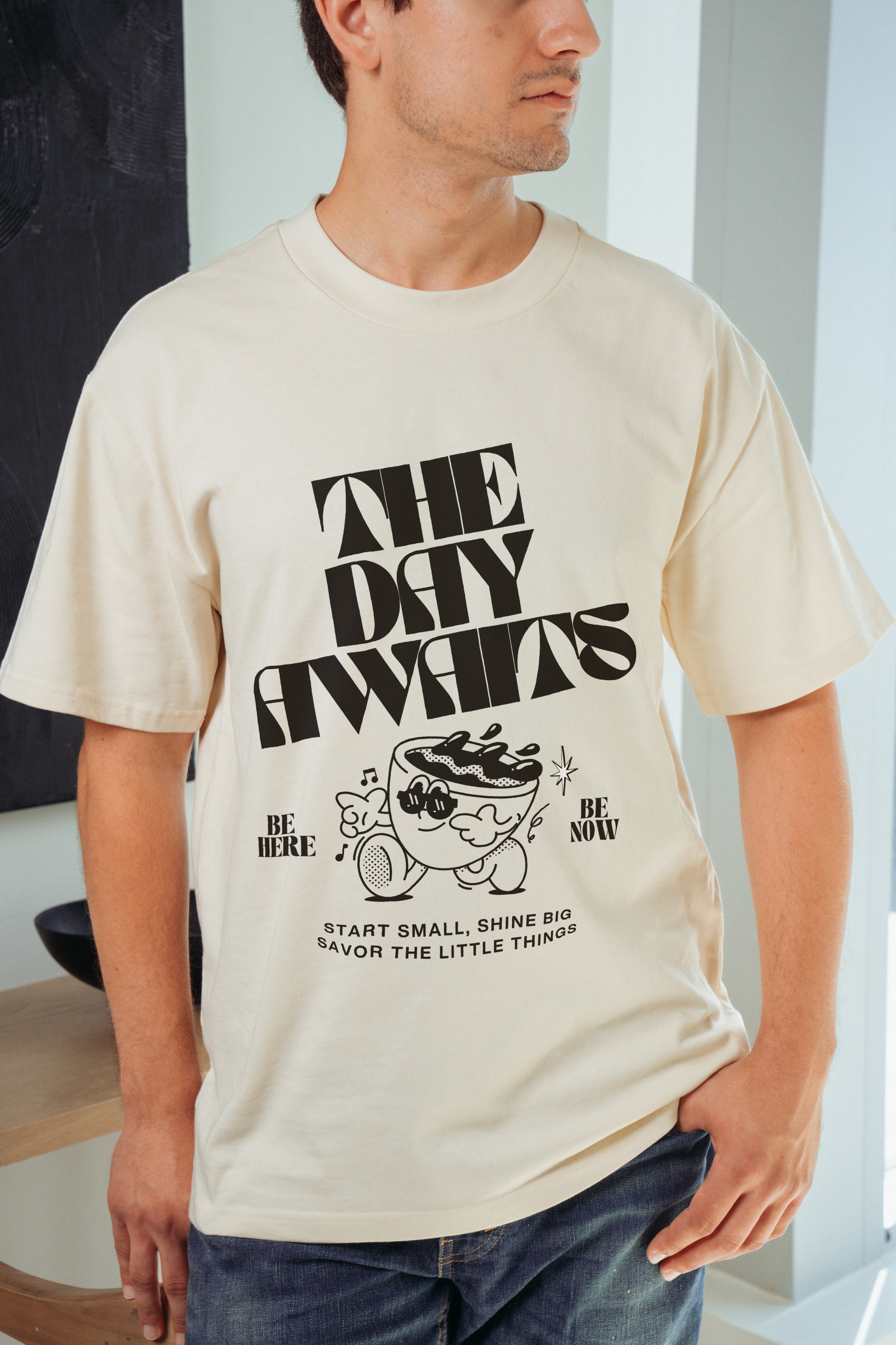 The Day Awaits! Oversized T-Shirt
