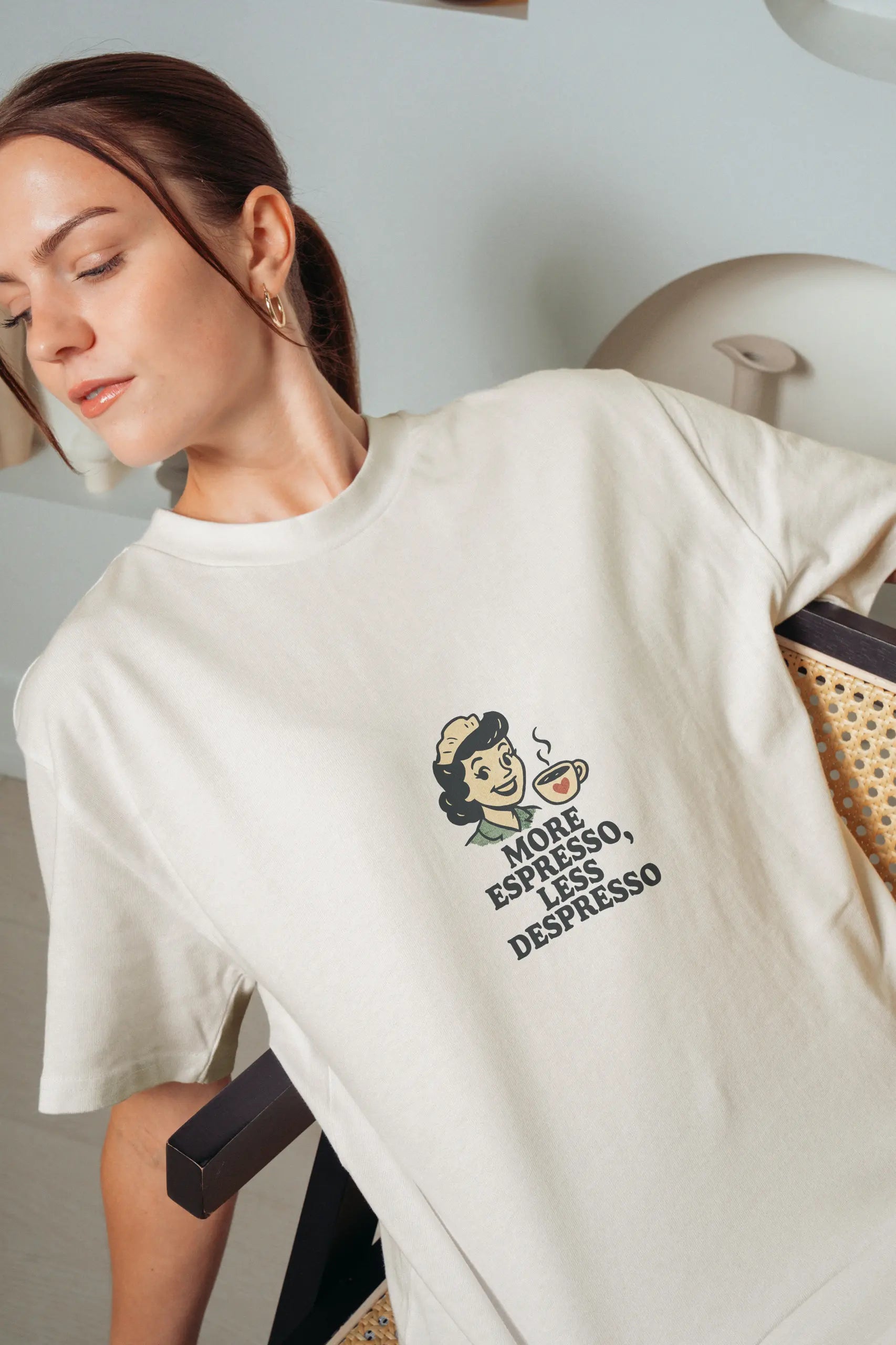 More Espresso Less Depresso! Oversized T-Shirt