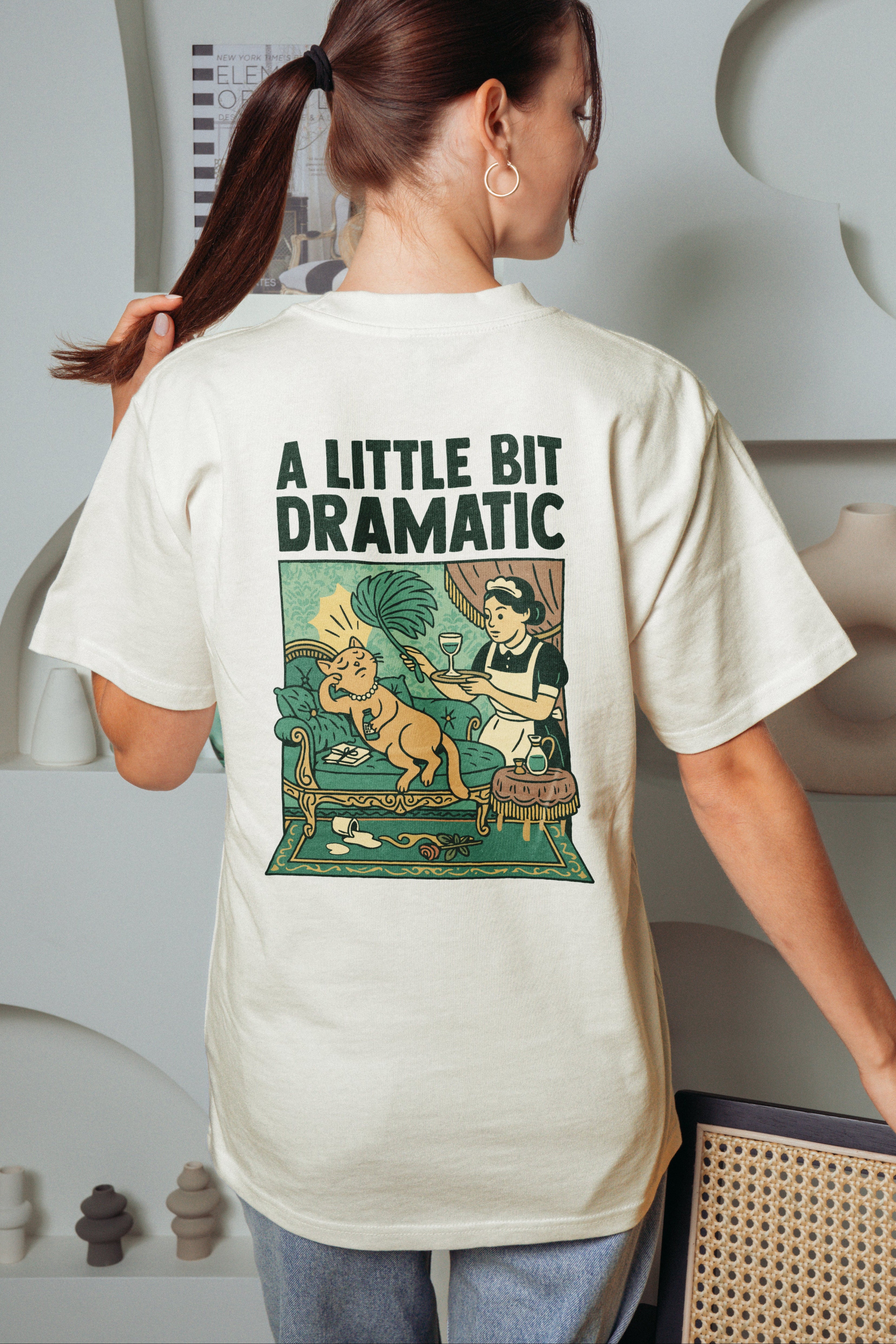 A Little Bit Dramatic! Oversized T-Shirt