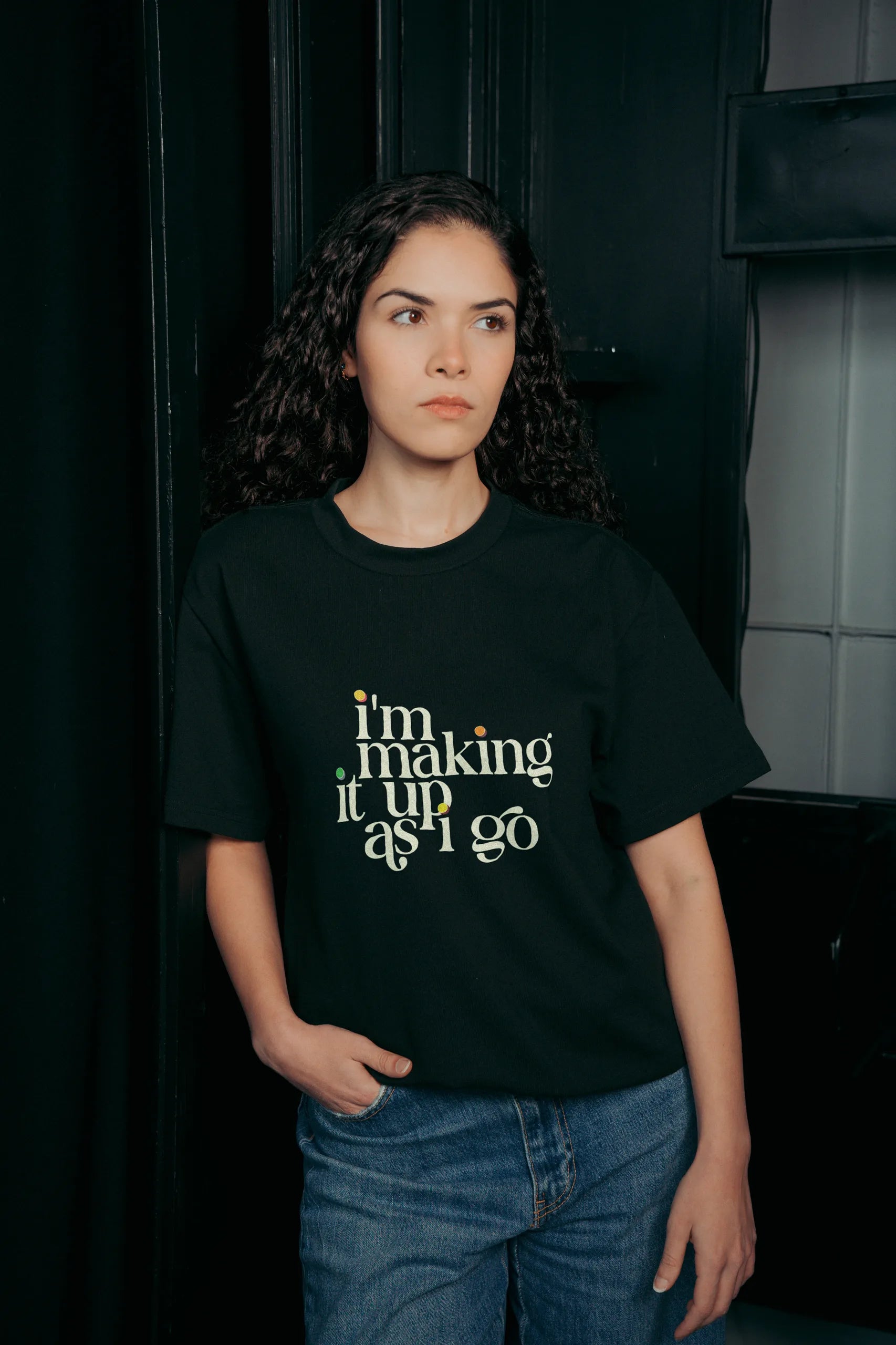 I'm Making It Up As I Go! Oversized T-Shirt