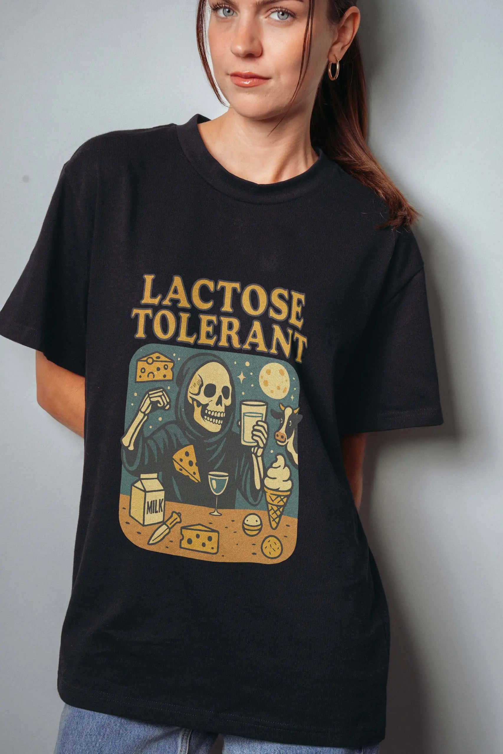 Lactose Tolerant! Oversized T-Shirt