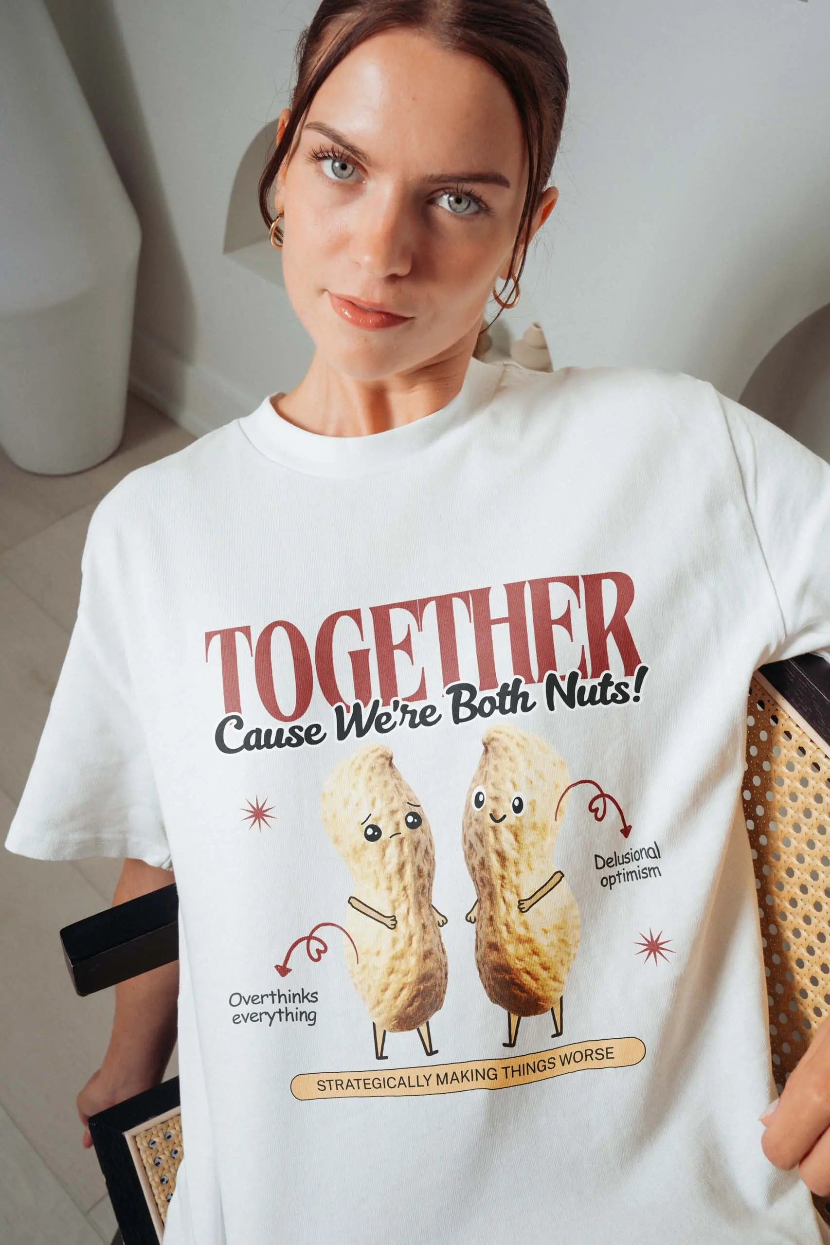 Nuts together! Oversized T-Shirt