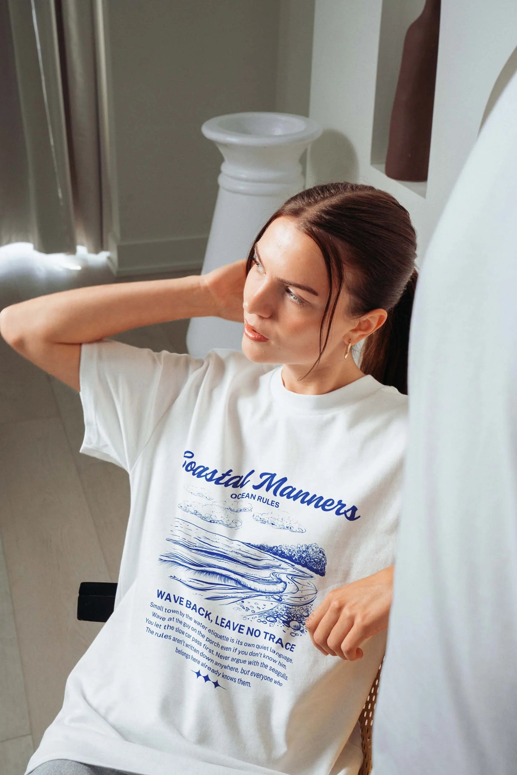 Coastal Manners! Oversized T-Shirt