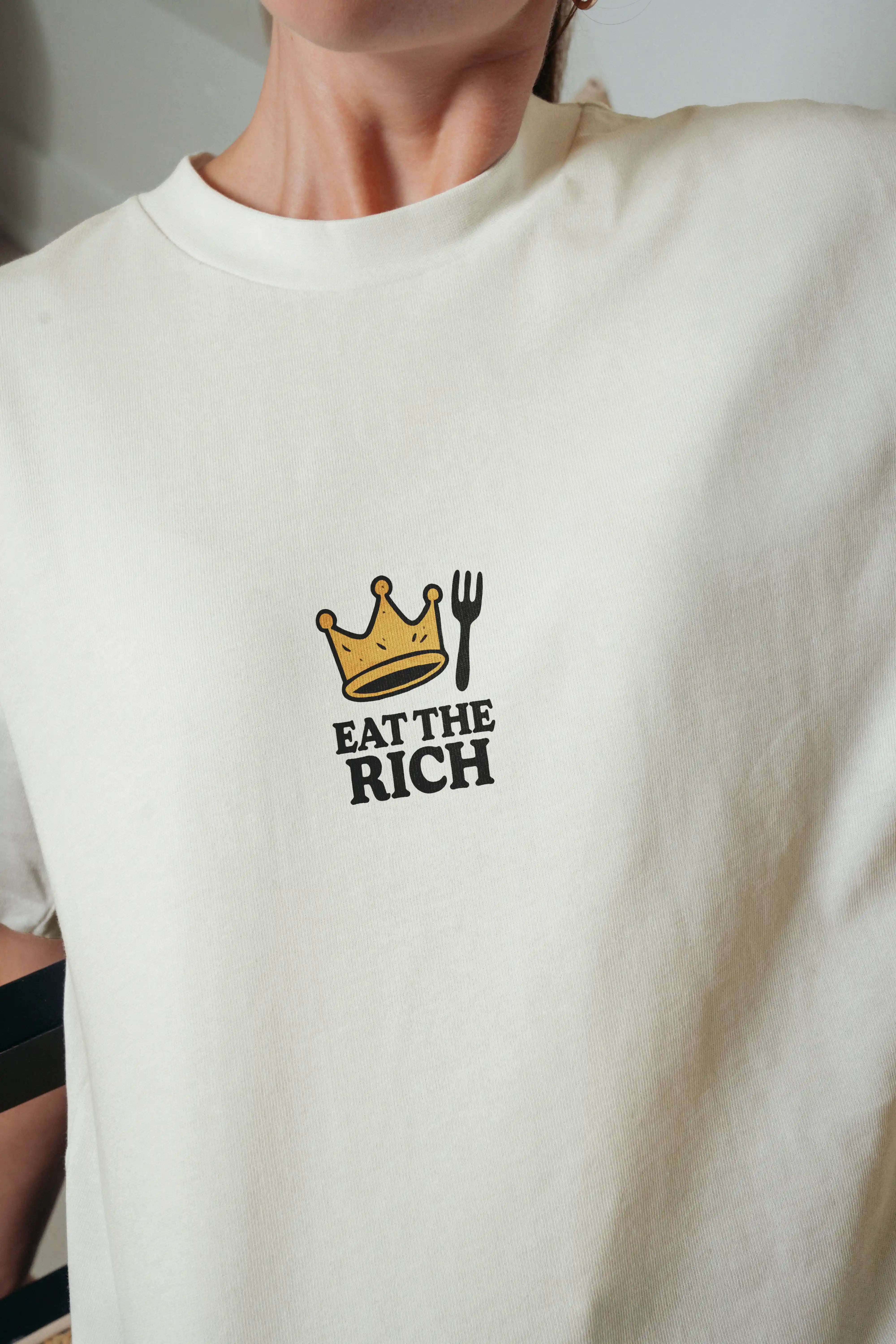 Eat The Rich! Women's Oversized T-Shirt