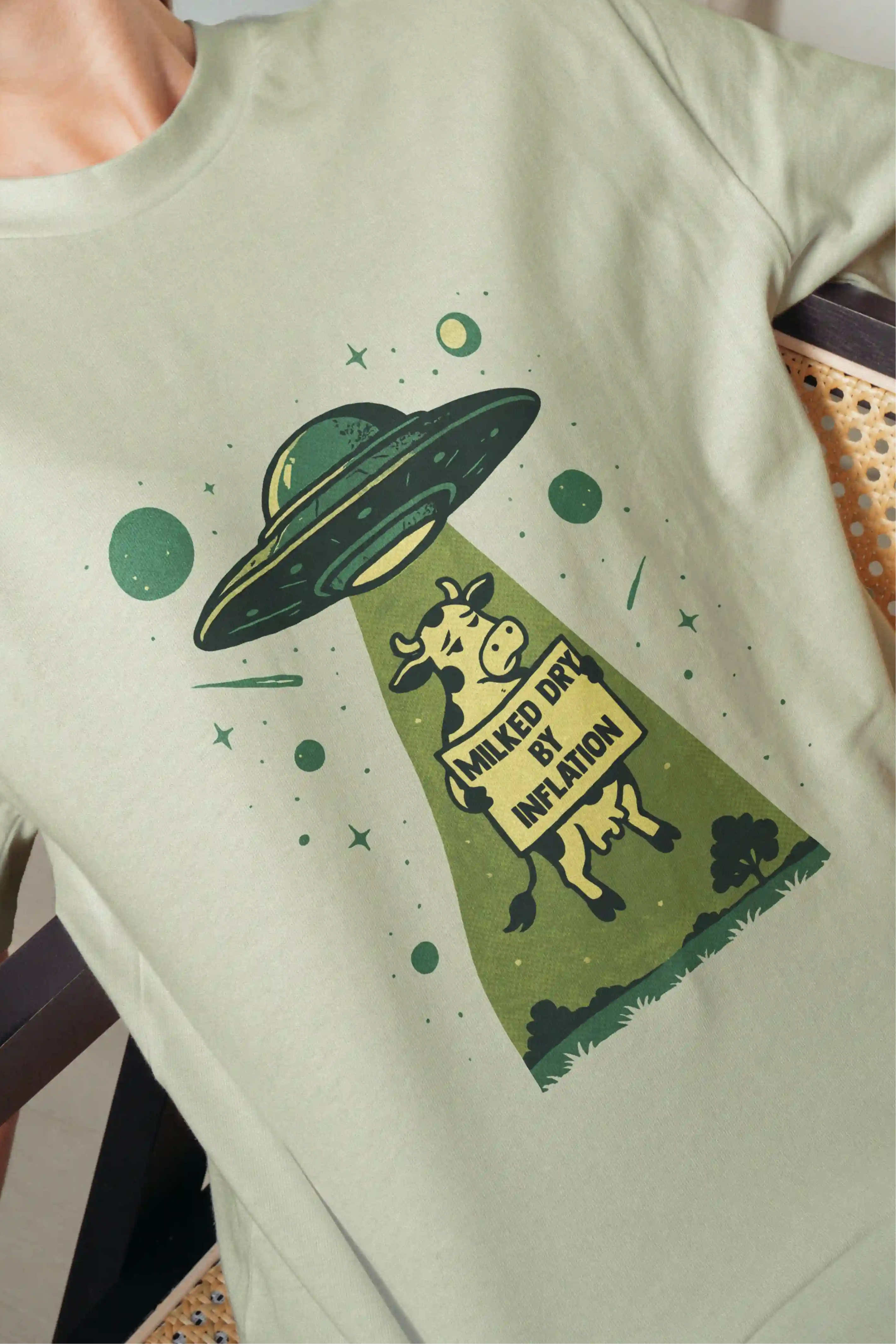 Milked Dry By Inflation! Women’s Oversized T-Shirt
