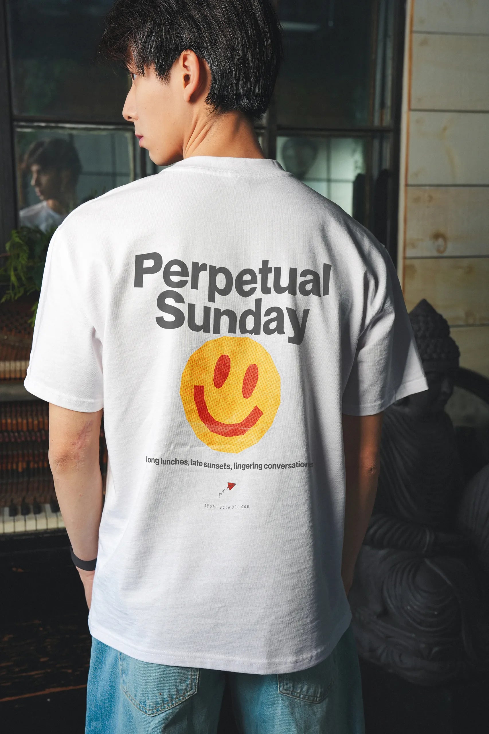 Perpetual Sunday! Oversized Tee