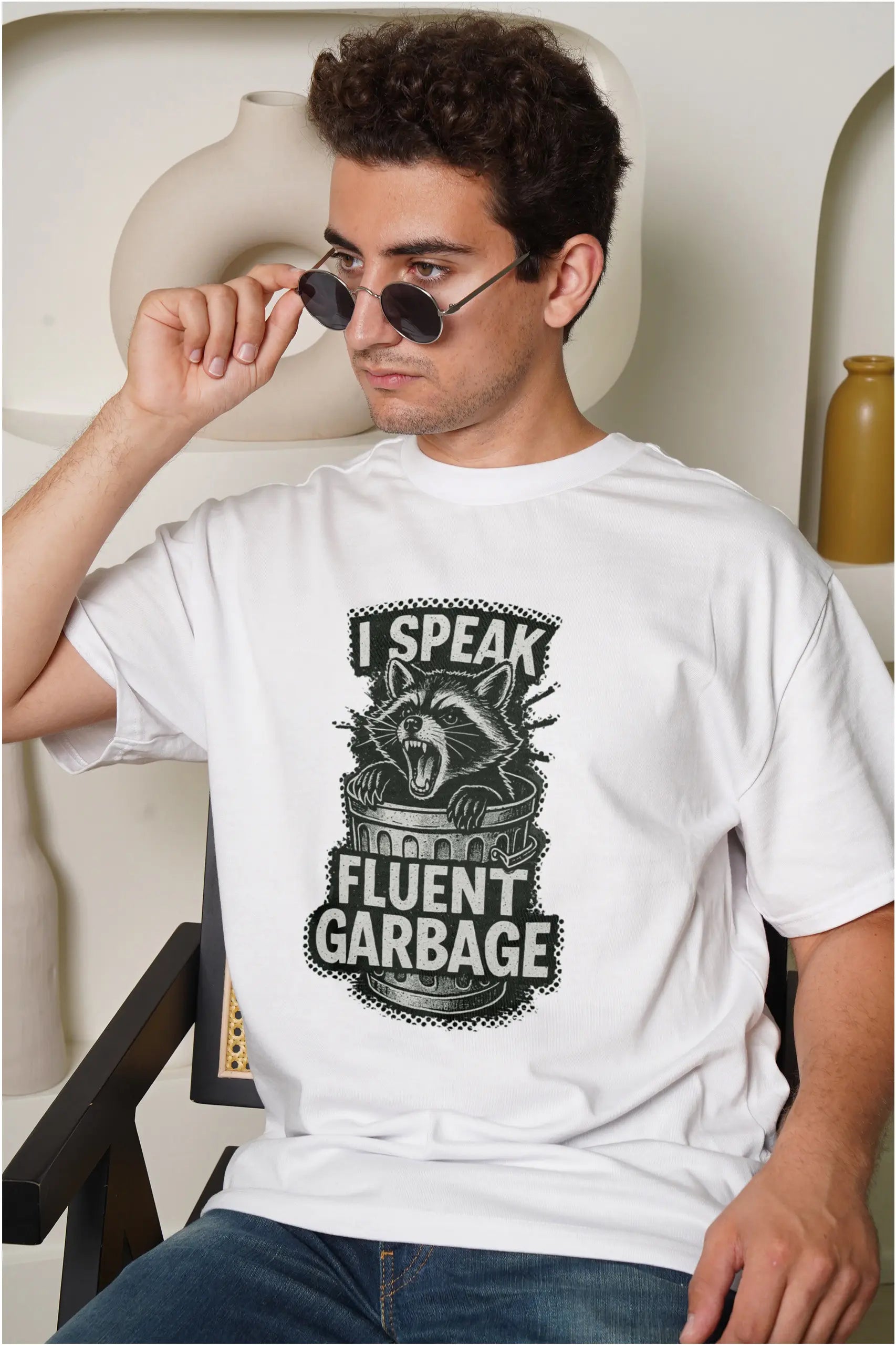 Fluent Garbage! Oversized T-Shirt