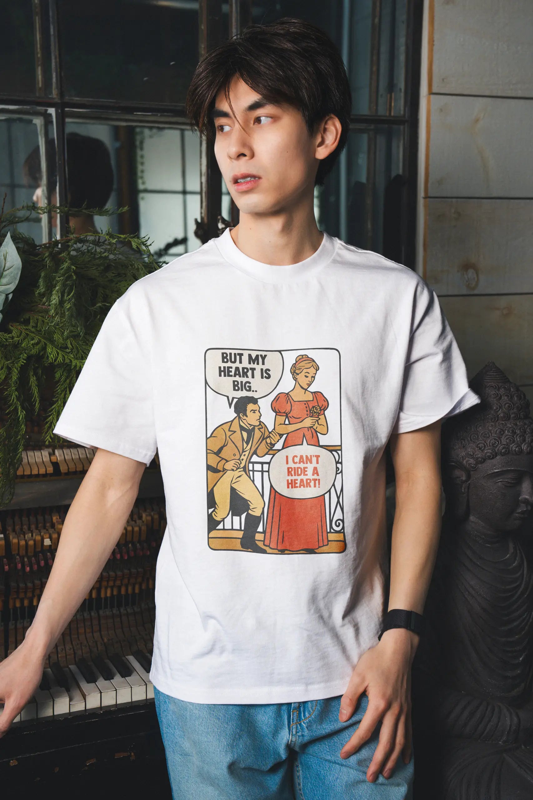 Can’t Ride a Heart! Oversized T-Shirt