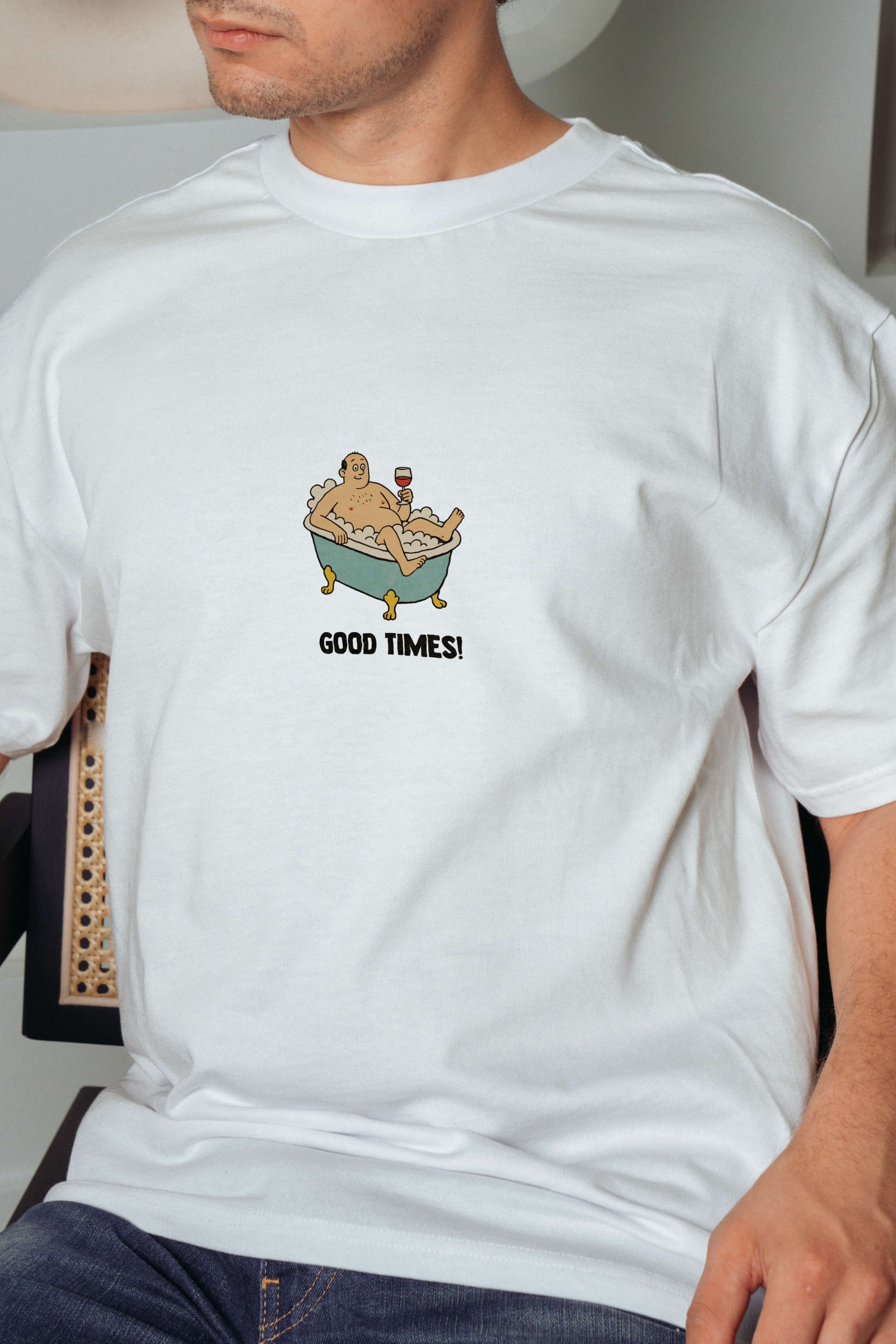 Good times! Men’s Oversized T-Shirt