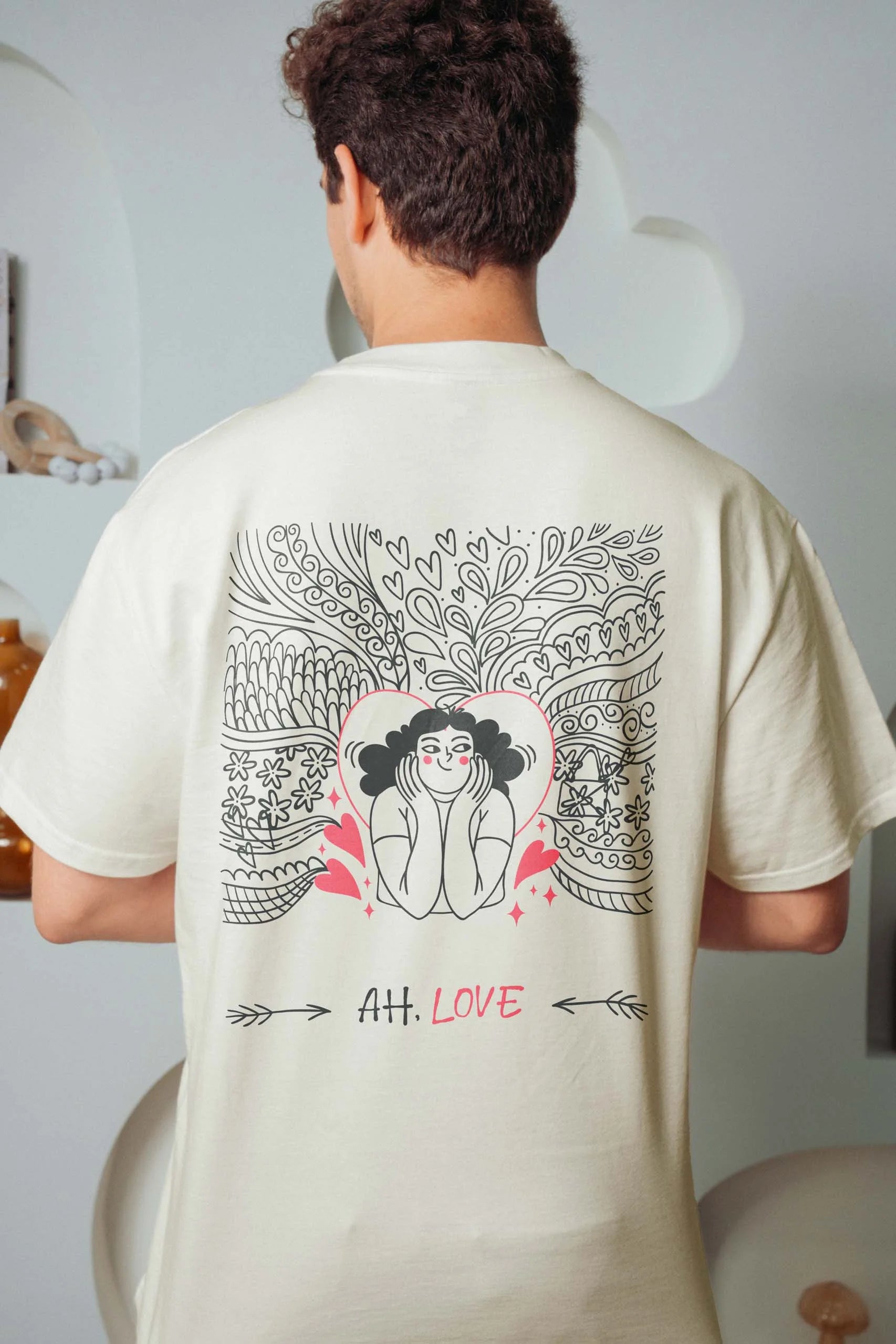 Ah, Love! Oversized T-Shirt