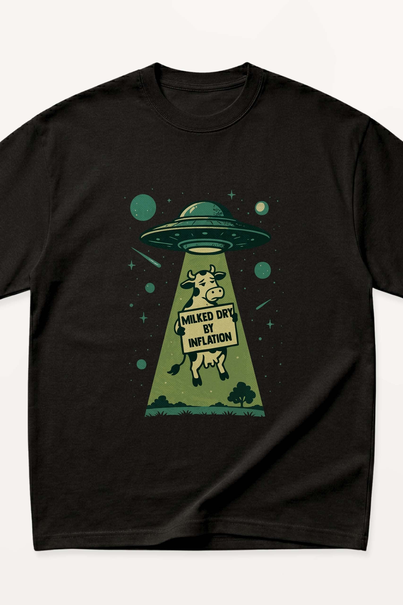 Milked Dry By Inflation! Oversized T-Shirt
