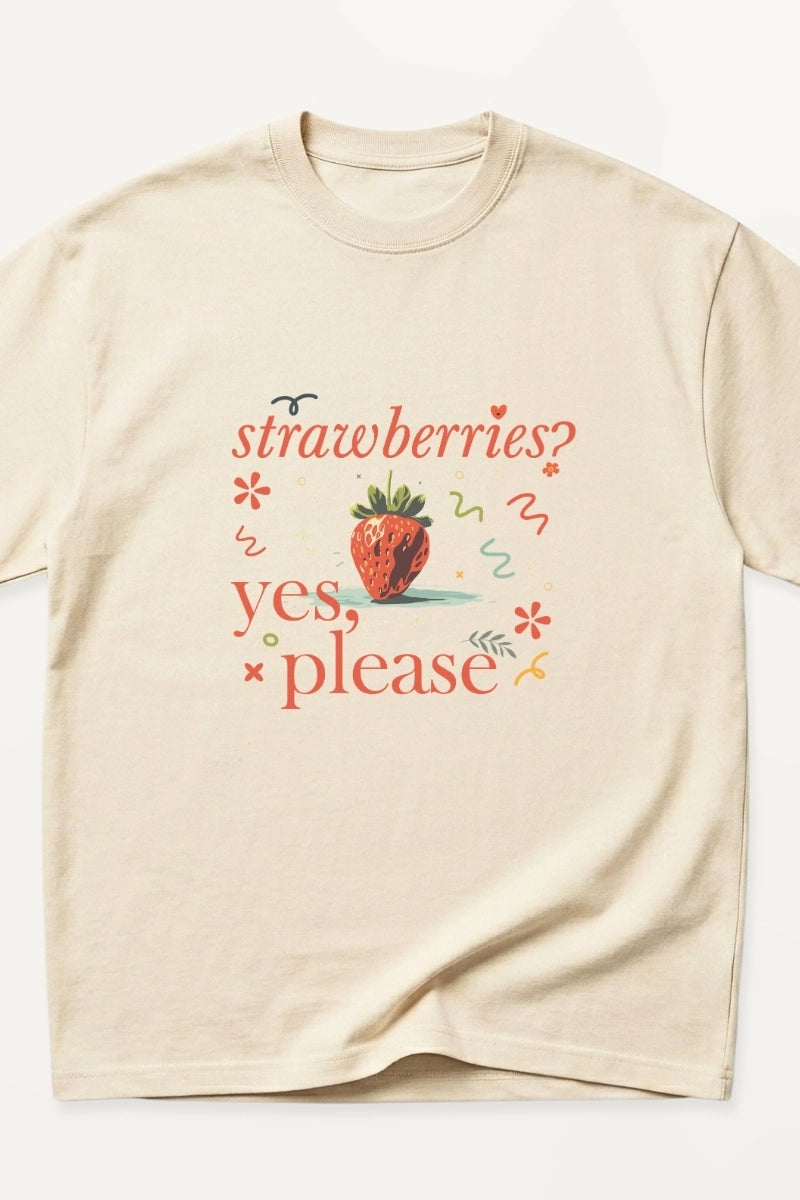 Strawberries! Oversized T-Shirt