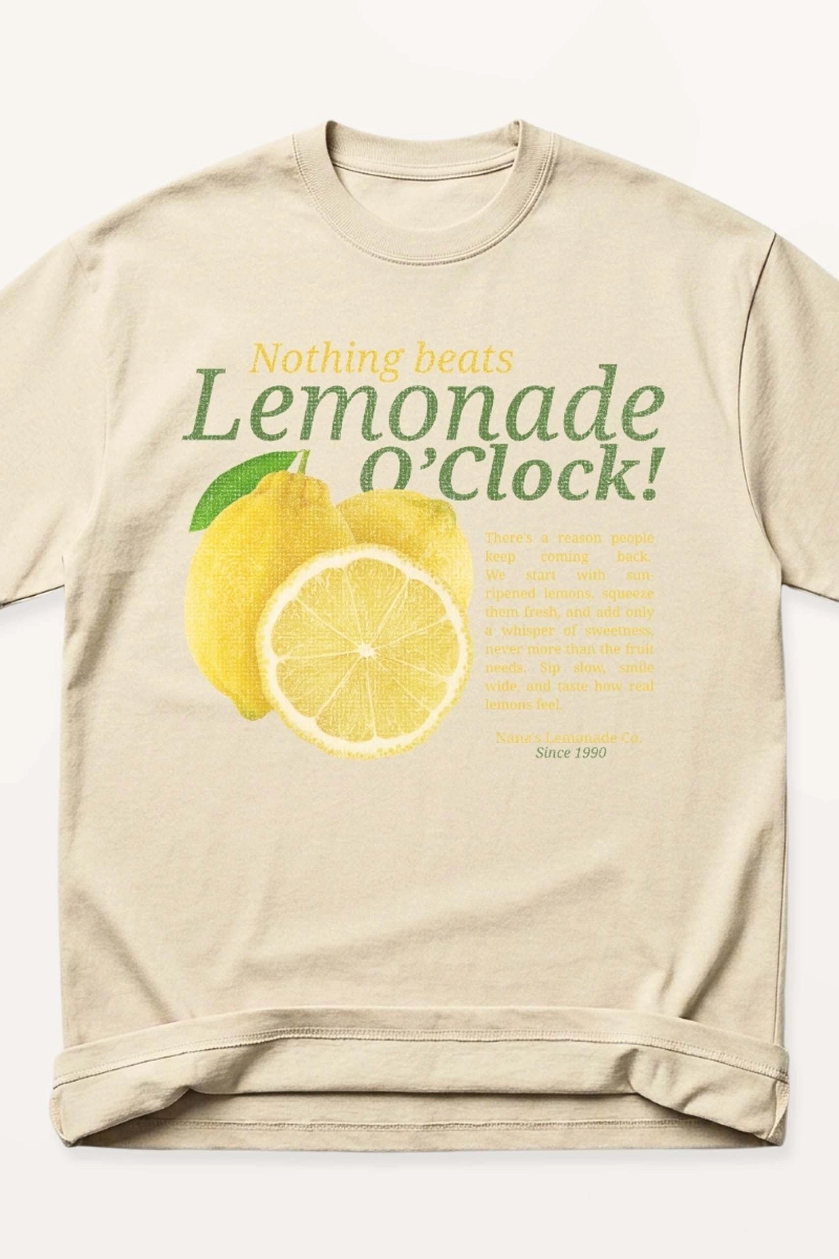 Lemonade O'Clock! Oversized T-Shirt