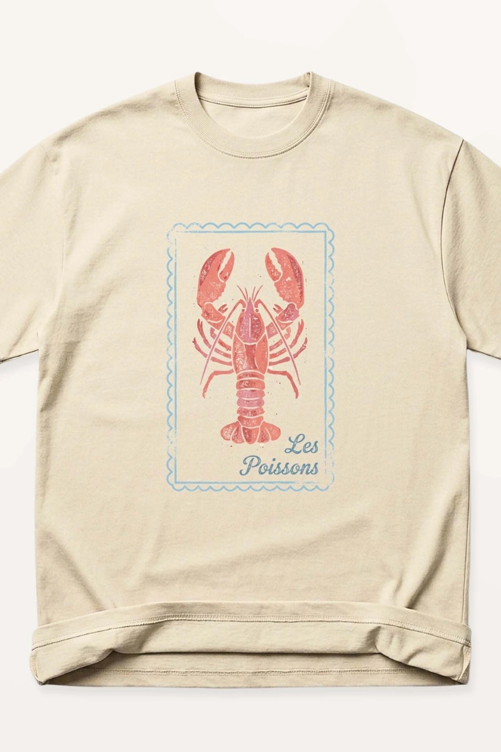 Les Poissons! Oversized T-Shirt
