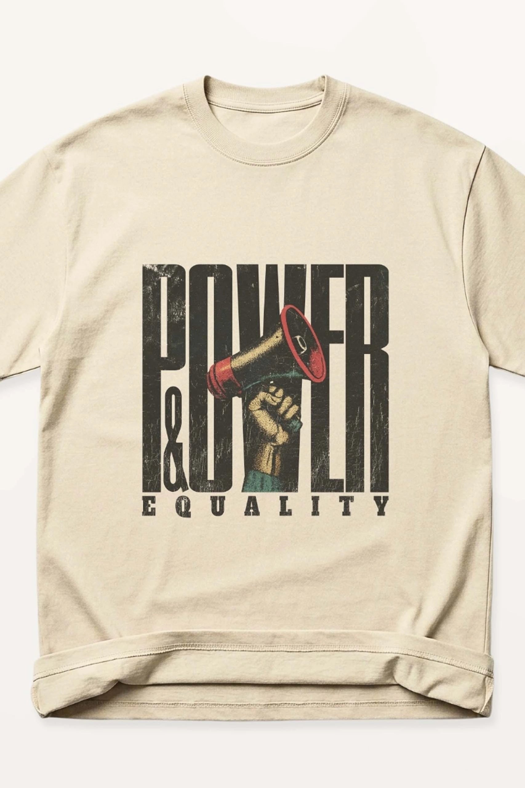 Power & Equality! Oversized T-shirt