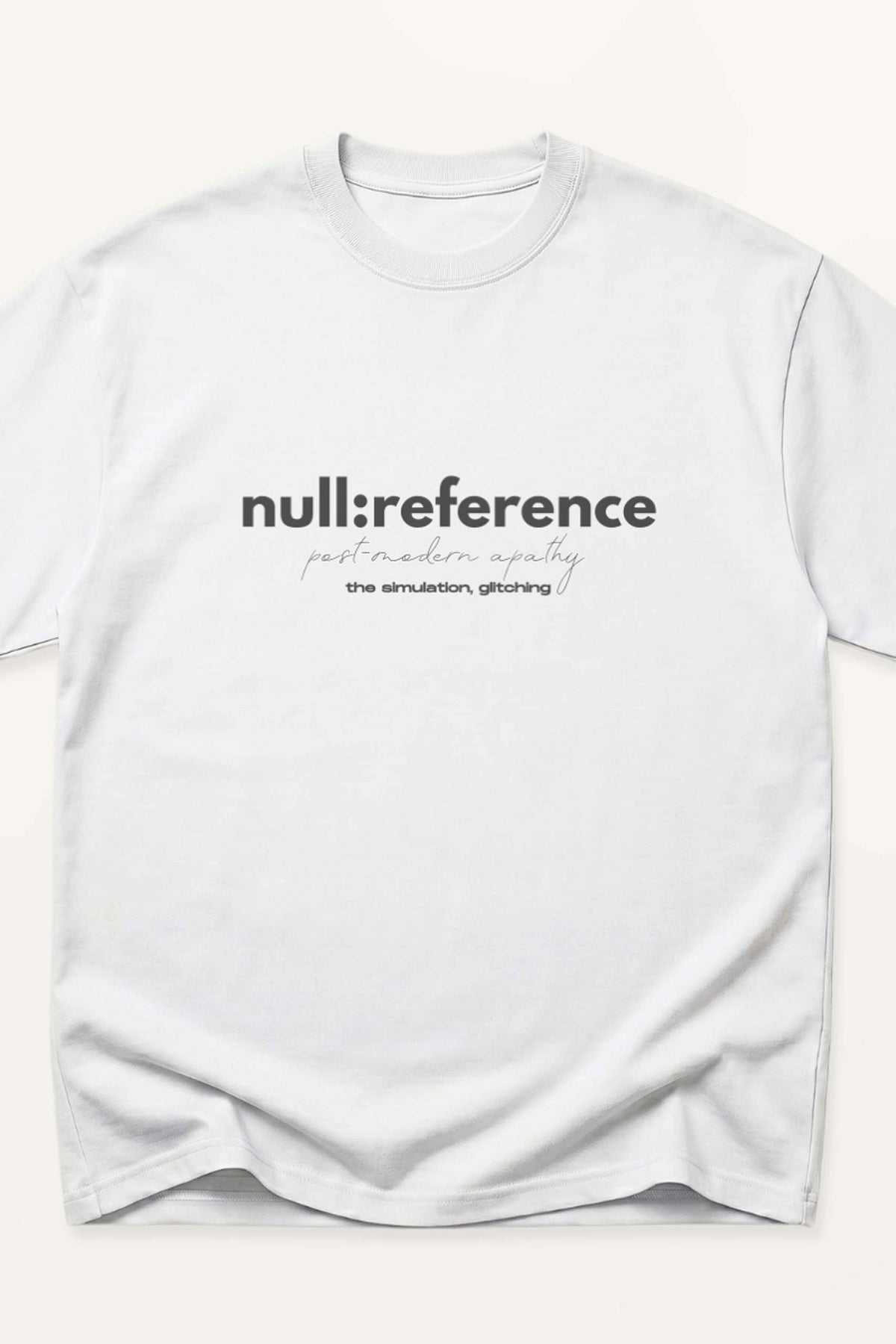 Null:Reference! Oversized Tee