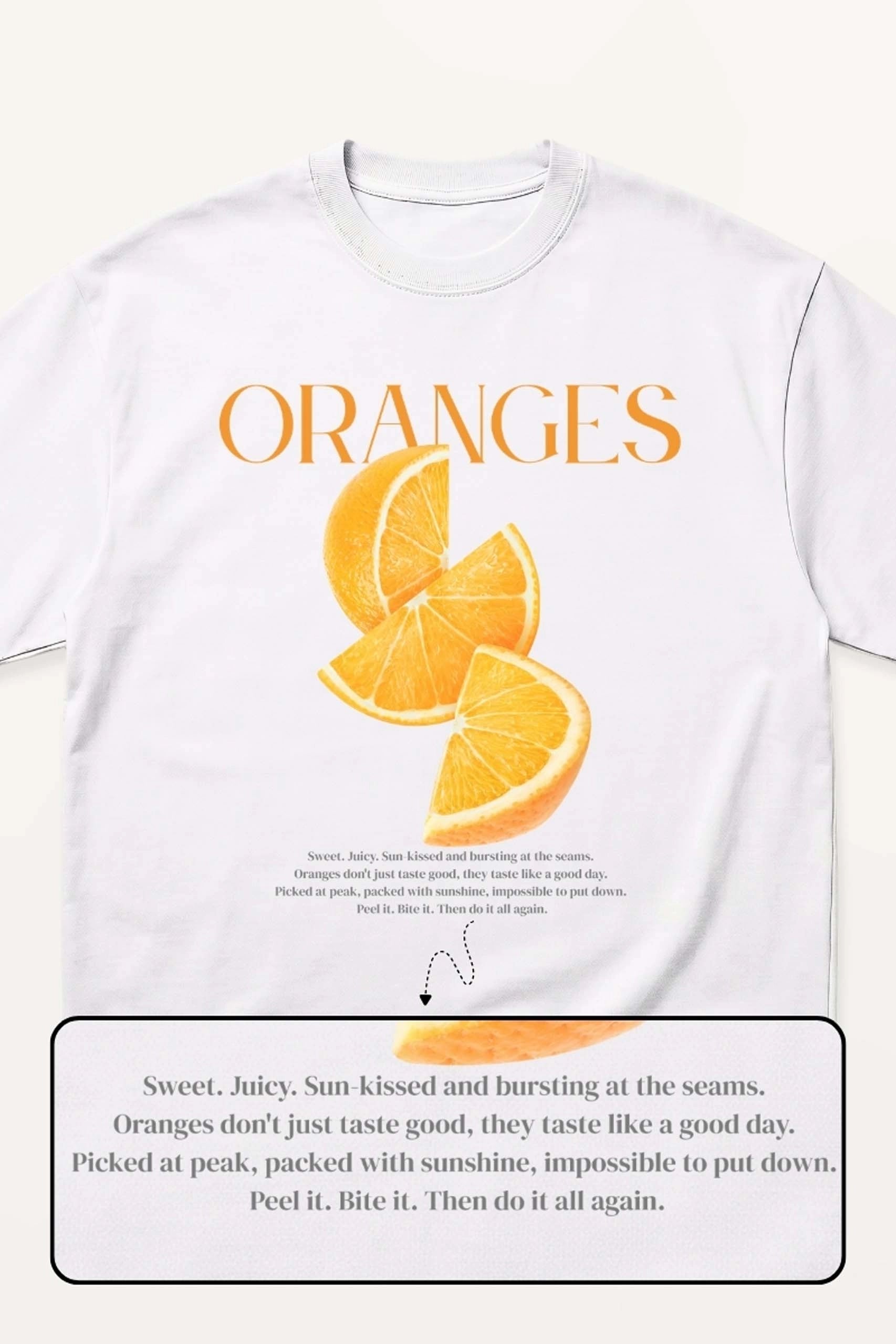 Oranges! Oversized T-Shirt
