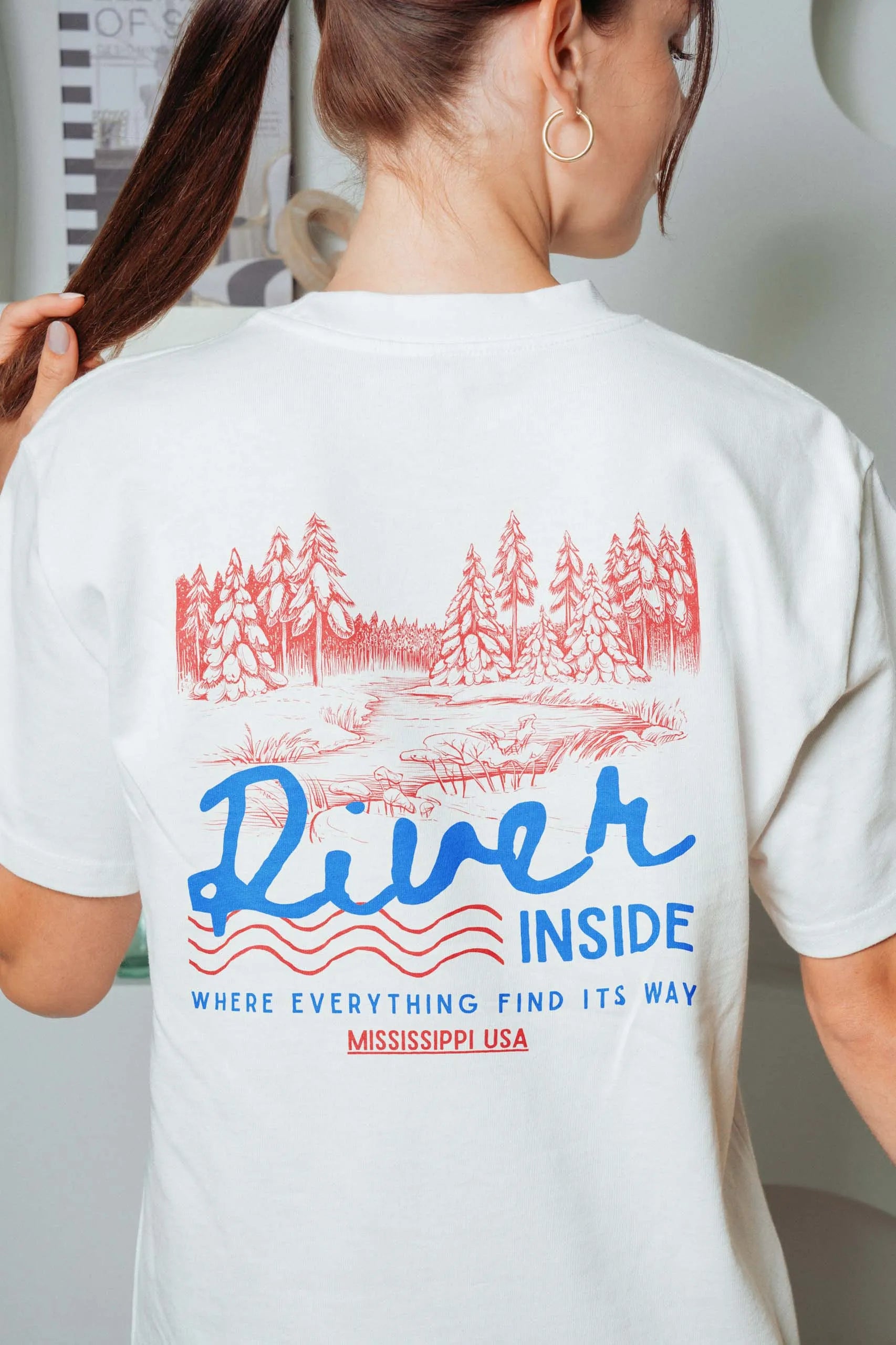 River Inside! Oversized T-Shirt